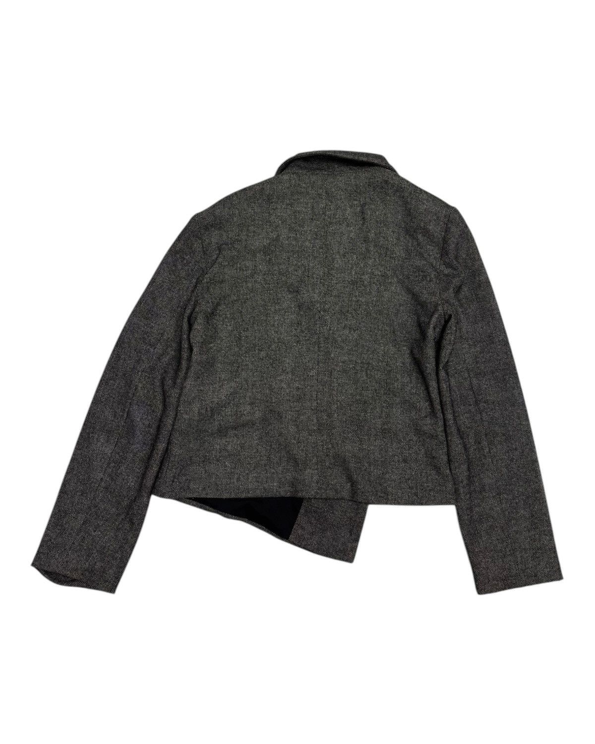 agnes b. 🔥AGNES B WOOL LAINE GREY SHAWL COLLAR CROP JACKET Size S / US 4 / IT 40 - 5 Thumbnail