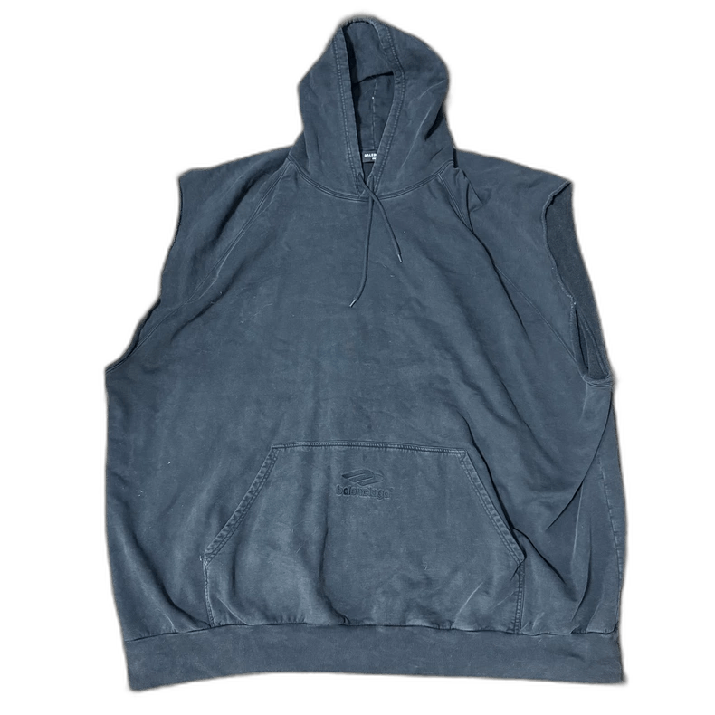 Balenciaga Balenciaga 3B Sports Sleeveless Hoodie Size US S / EU 44-46 / 1 - 1 Thumbnail