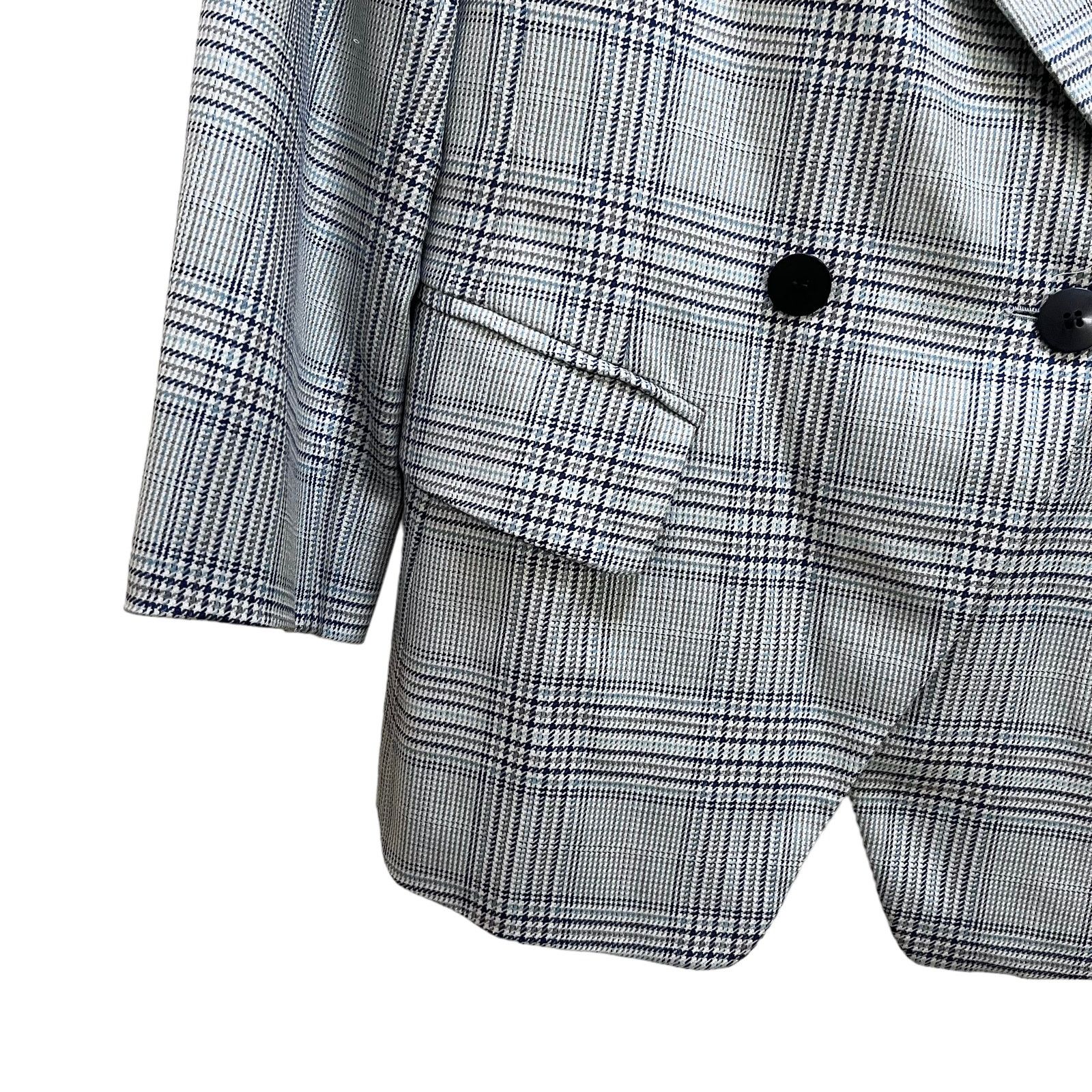 Escada Vintage Escada Margaretha Ley plaid double breasted blazer Size M / US 6-8 / IT 42-44 - 3 Thumbnail