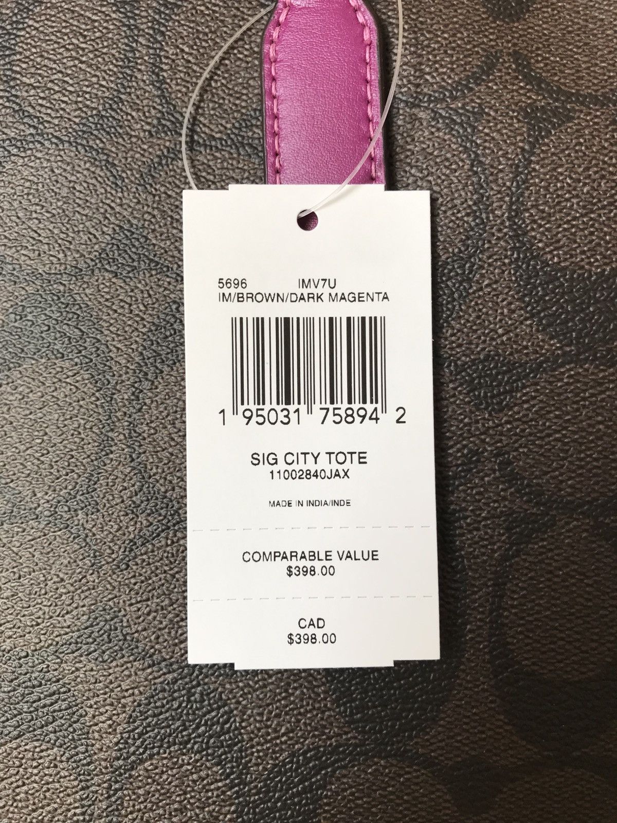 Coach Coach Signature City Tote Set Size ONE SIZE - 15 Thumbnail