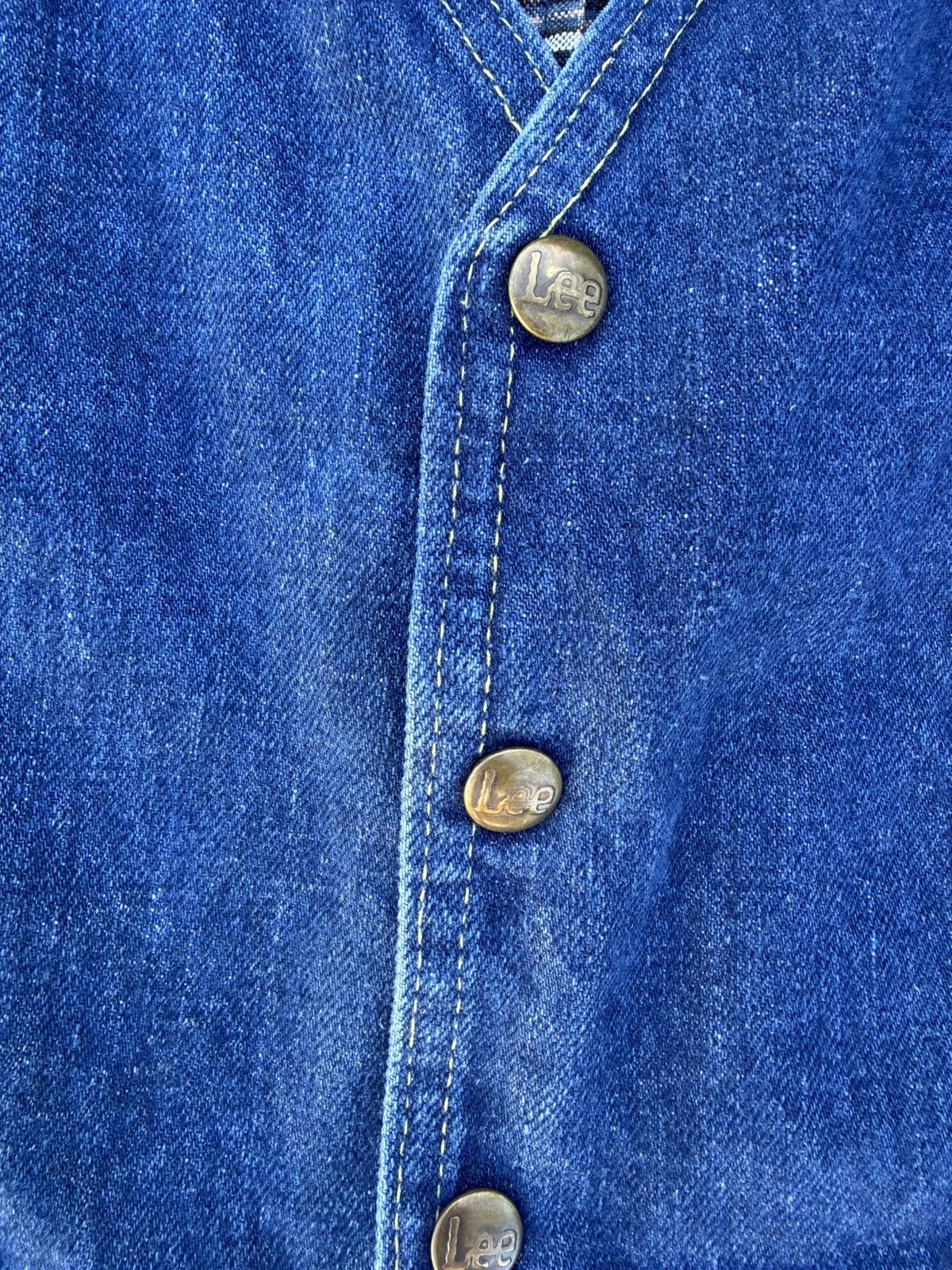 Lee True vintage 70s made in USA Lee denim vest size M Size US M / EU 48-50 / 2 - 3 Thumbnail