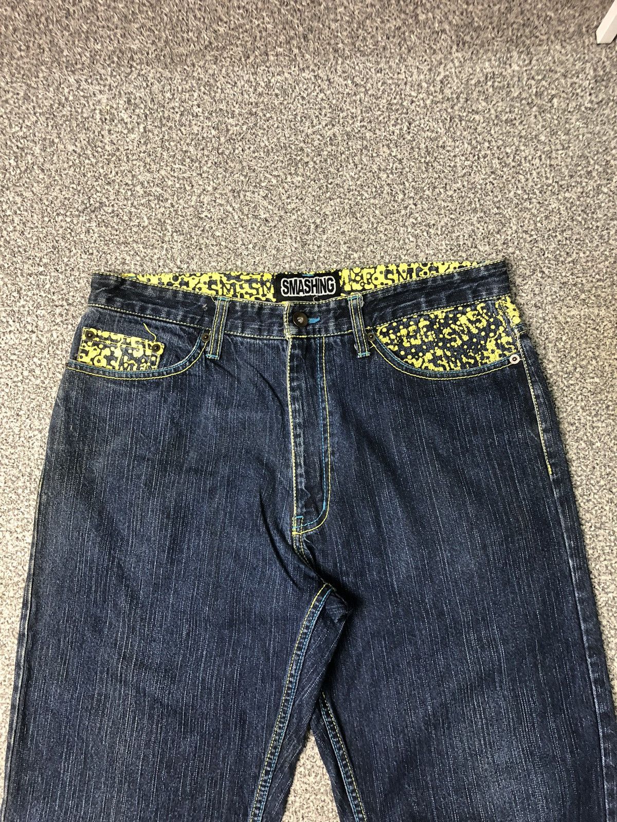 JNCO × Japanese Brand × Vintage Vintage Japanese Brands Smashing Baggy Jeans Size US 34 / EU 50 - 8 Thumbnail