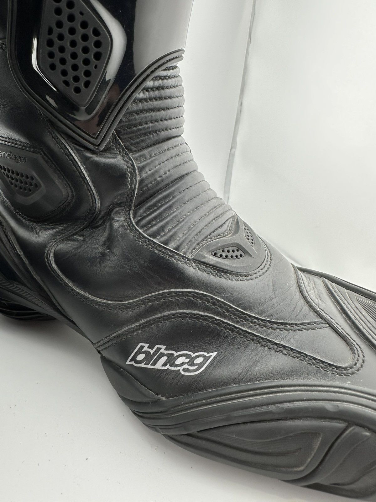 Balenciaga *WORN BY YE* Unreleased color BALENCIAGA TYREX MOTO BOOTS Size US 11 / EU 44 - 8 Thumbnail
