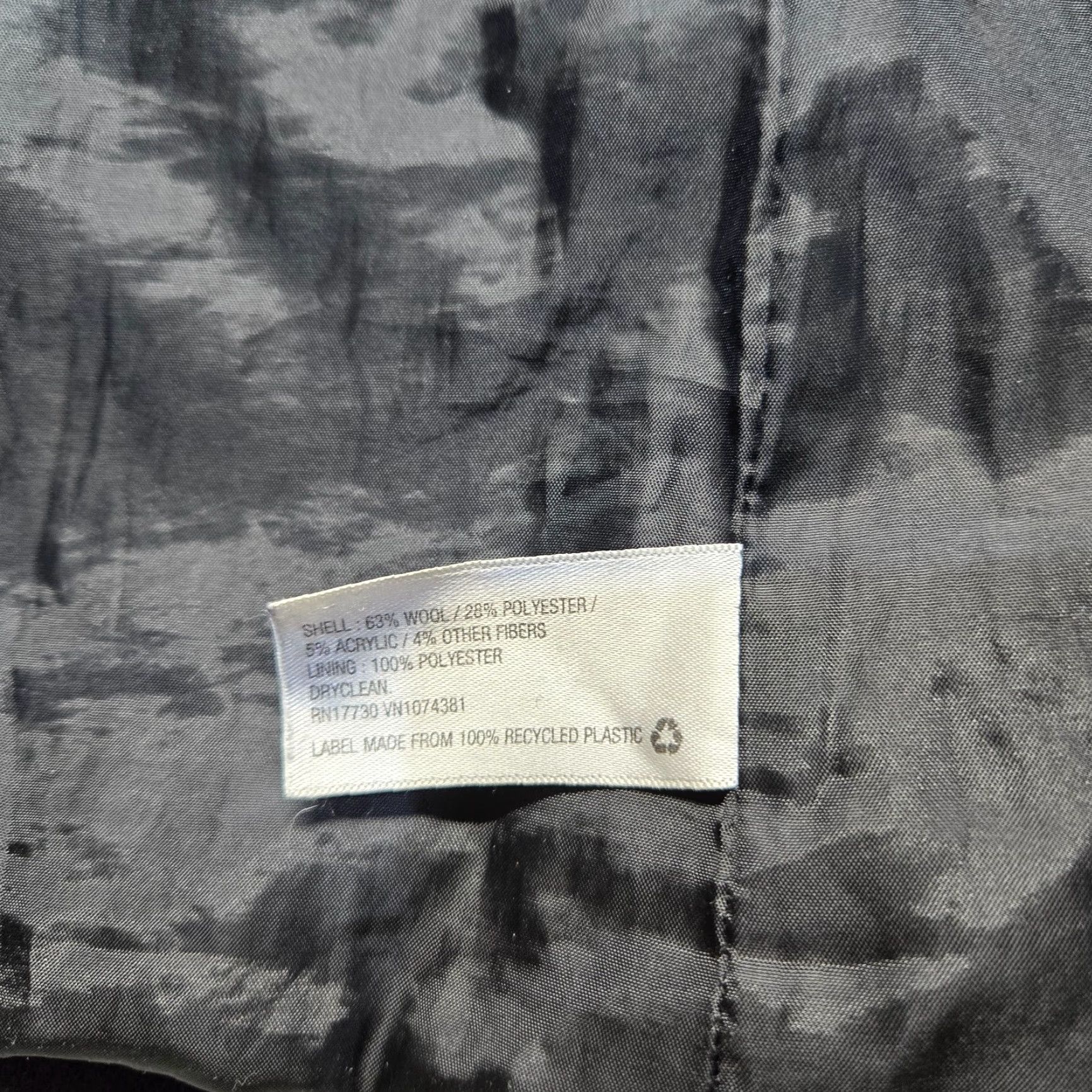 Merona Merona Black Trench Coat Jacket Hooded Adult Women's Size L Large Size L / US 10 / IT 46 - 3 Thumbnail
