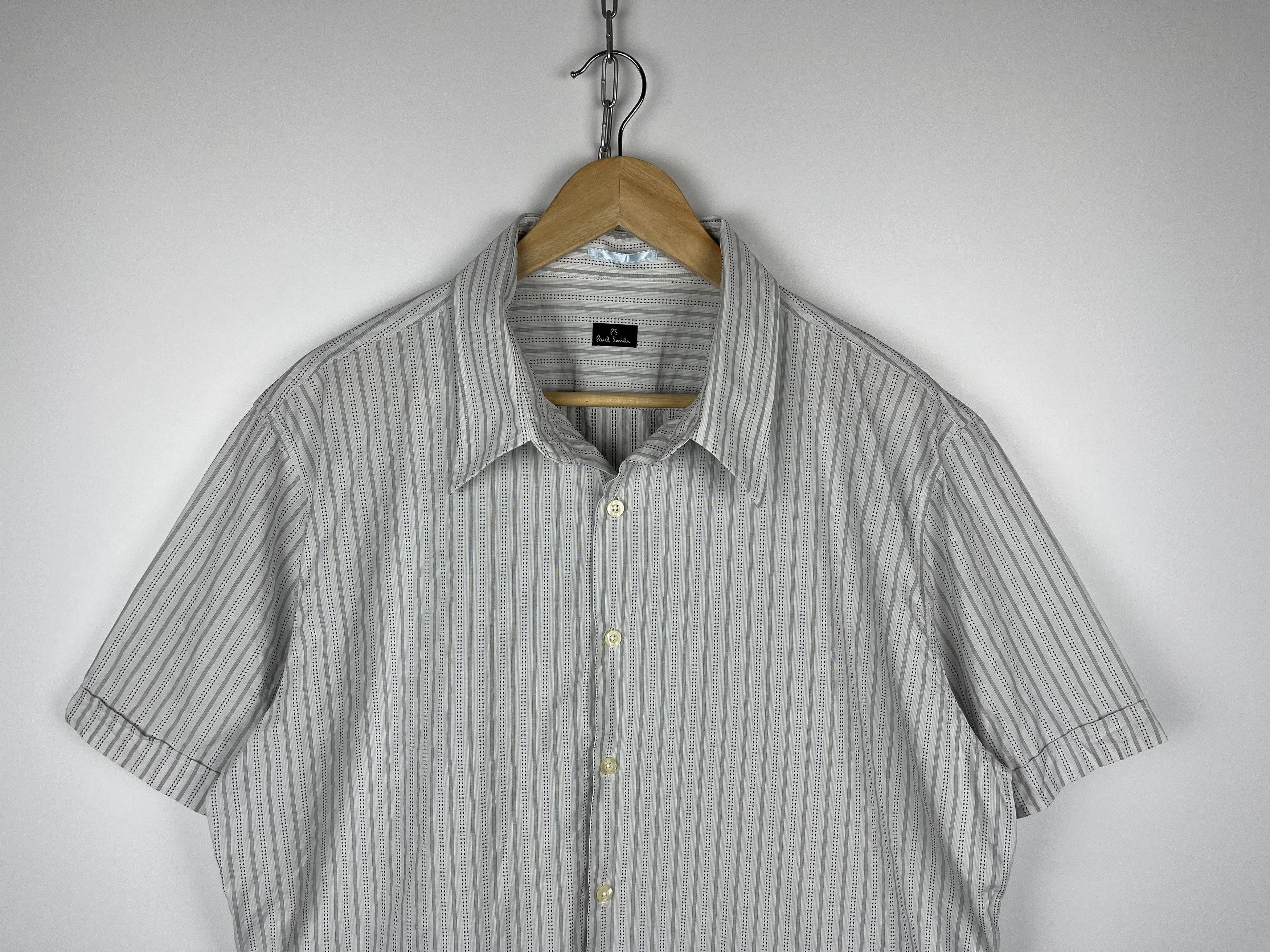 Paul Smith PS Paul Smith Striped Short Sleeve Shirt Size US XXL / EU 58 / 5 - 1 Thumbnail
