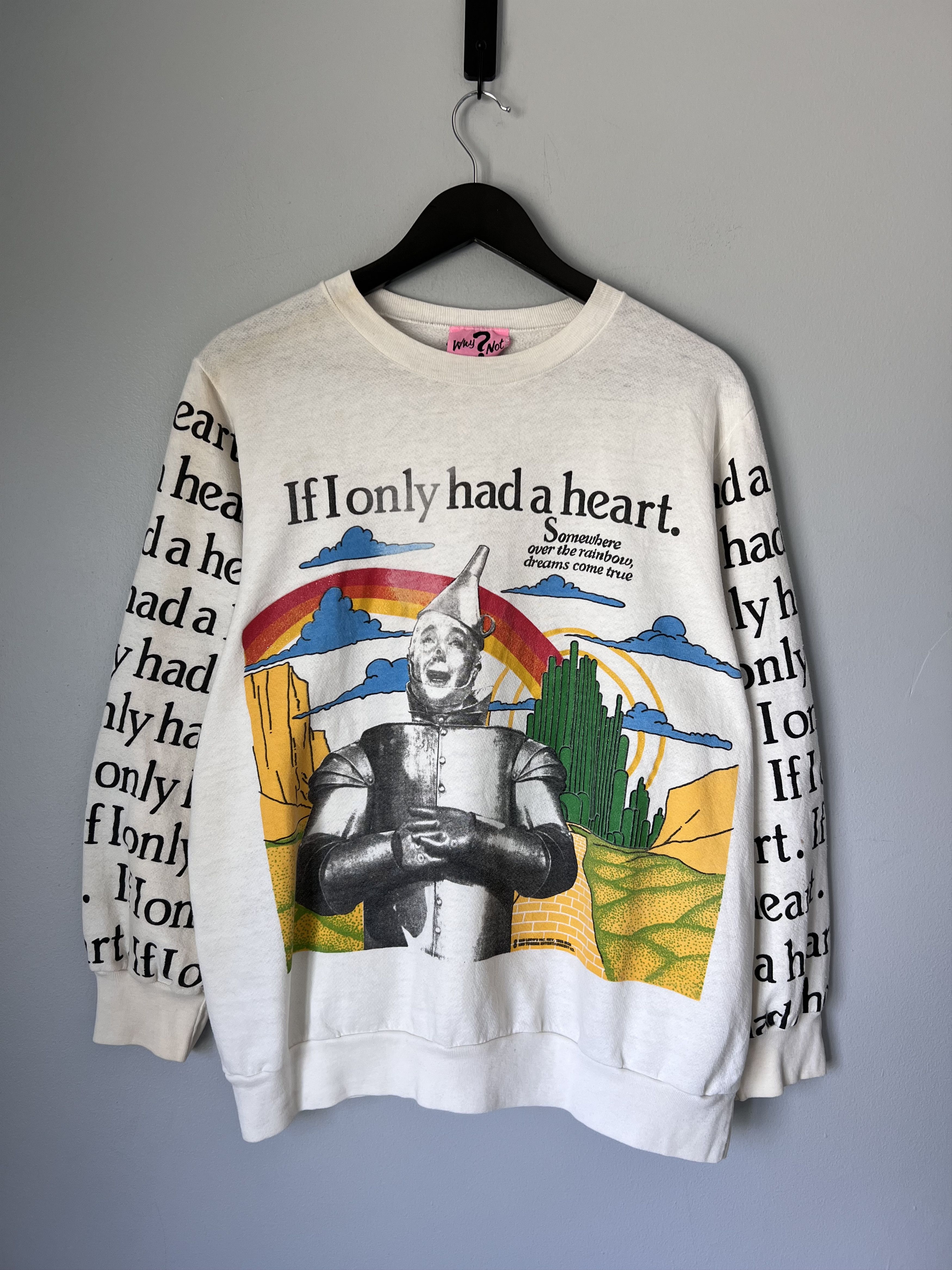 Vintage Vintage 1980s Tin Man Wizard of Oz Crewneck Sweatshirt Size US M / EU 48-50 / 2 - 1 Thumbnail