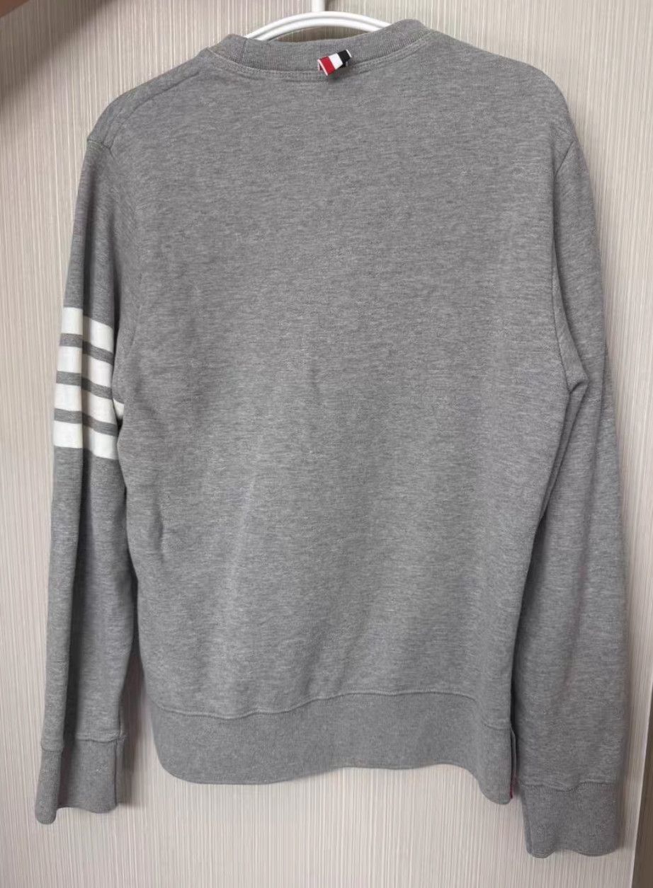 Thom Browne Thom Browne Grey hoodie Size US M / EU 48-50 / 2 - 2 Thumbnail