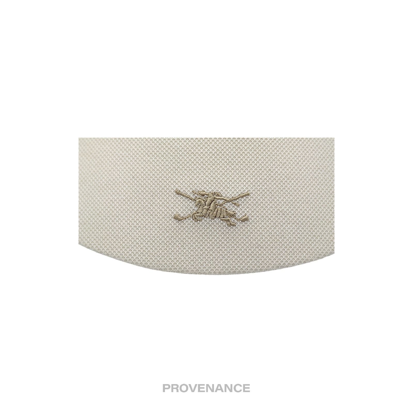 Burberry 🔴 Burberry Knight Logo Golf Visor - Chalk Nova Check Size ONE SIZE - 8 Thumbnail