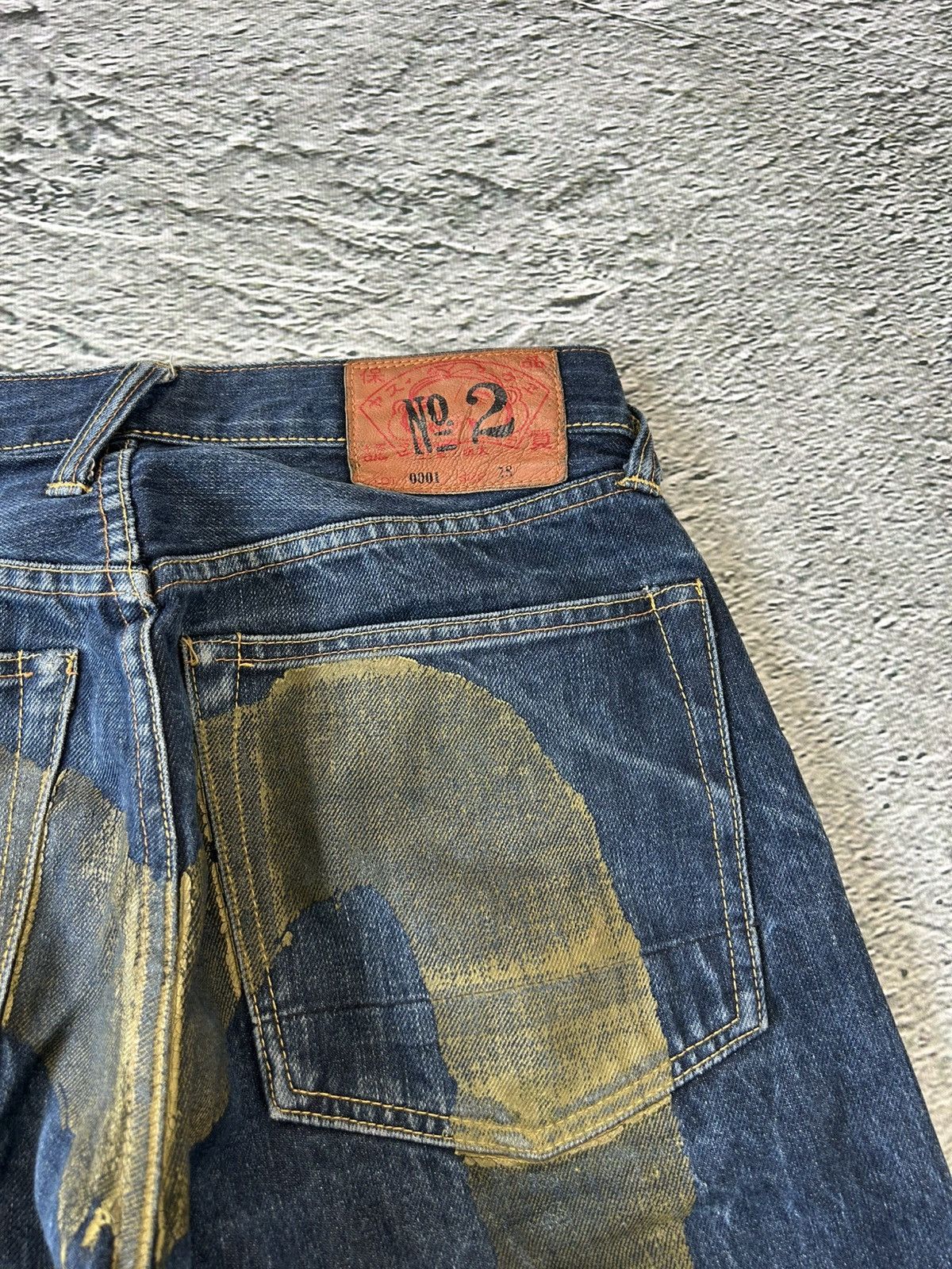 Evisu Evisu jeans daicock big logo gold selvedge denim Japan Size US 28 / EU 44 - 2 Thumbnail