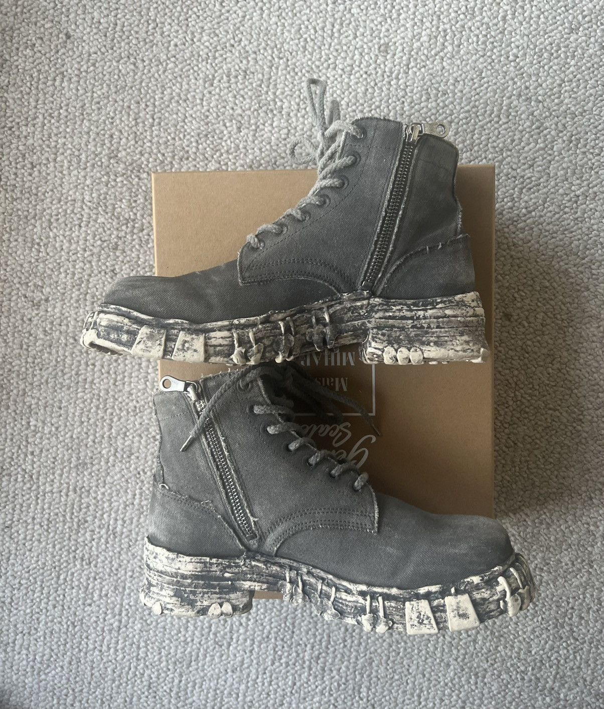 Maison MIHARA YASUHIRO Mihara Vintage combat boots Size US 6.5 / EU 39-40 - 4 Thumbnail