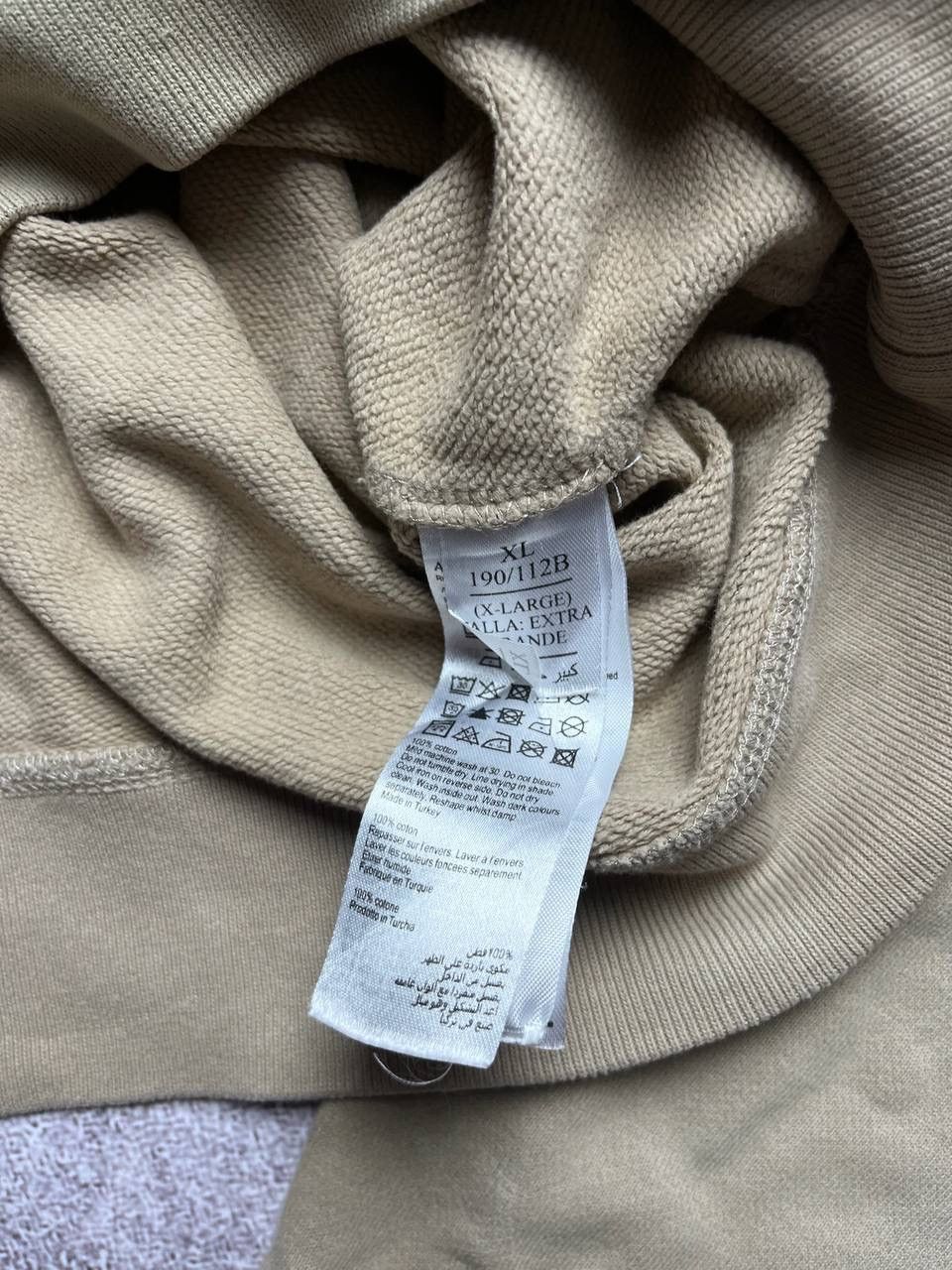 Vintage Allsaints Boxy Sand Sweatshirt Y2K XL