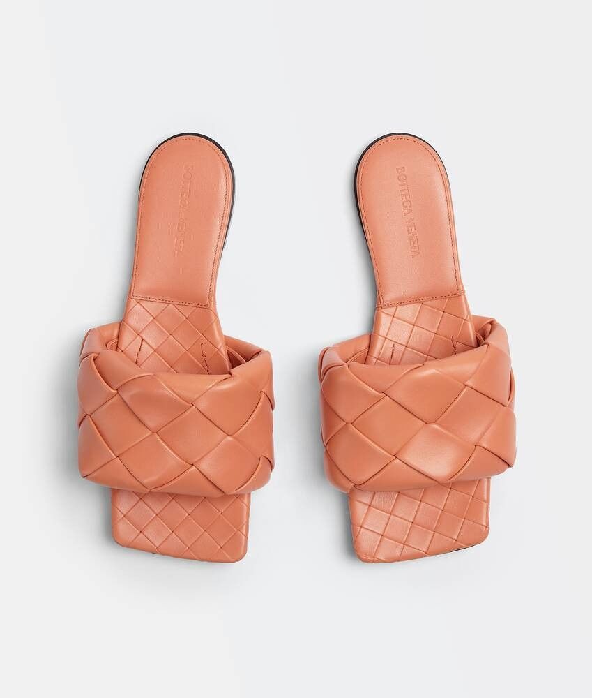 Bottega Veneta o1n1vont1124 Lido Flat Sandals in Orange Size US 6 / IT 36 - 4 Thumbnail