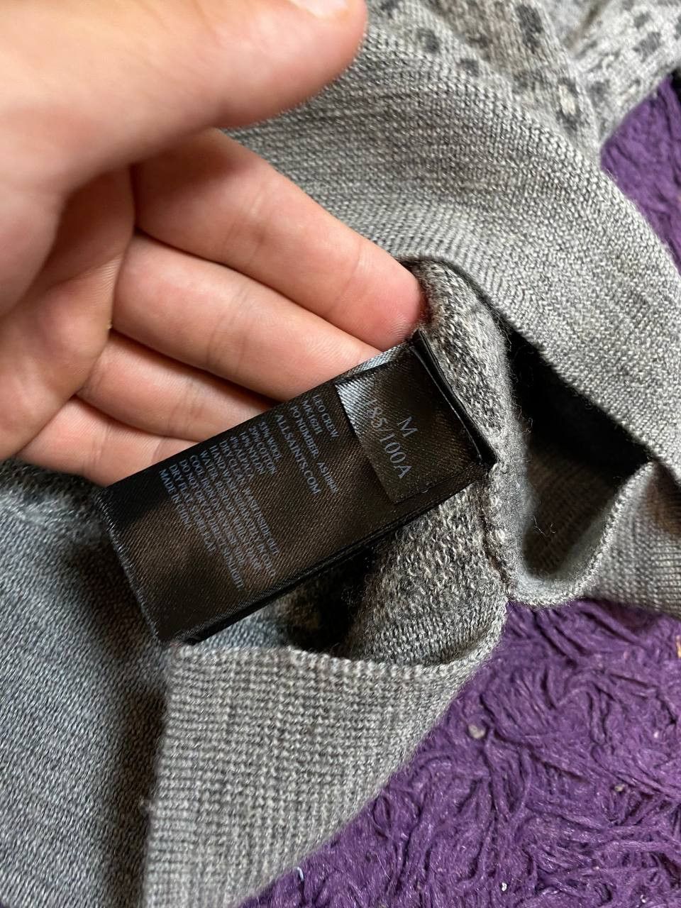 Allsaints Y2K Vintage print Sweaters gray Allsaints streetwear size M Size US M / EU 48-50 / 2 - 3 Thumbnail