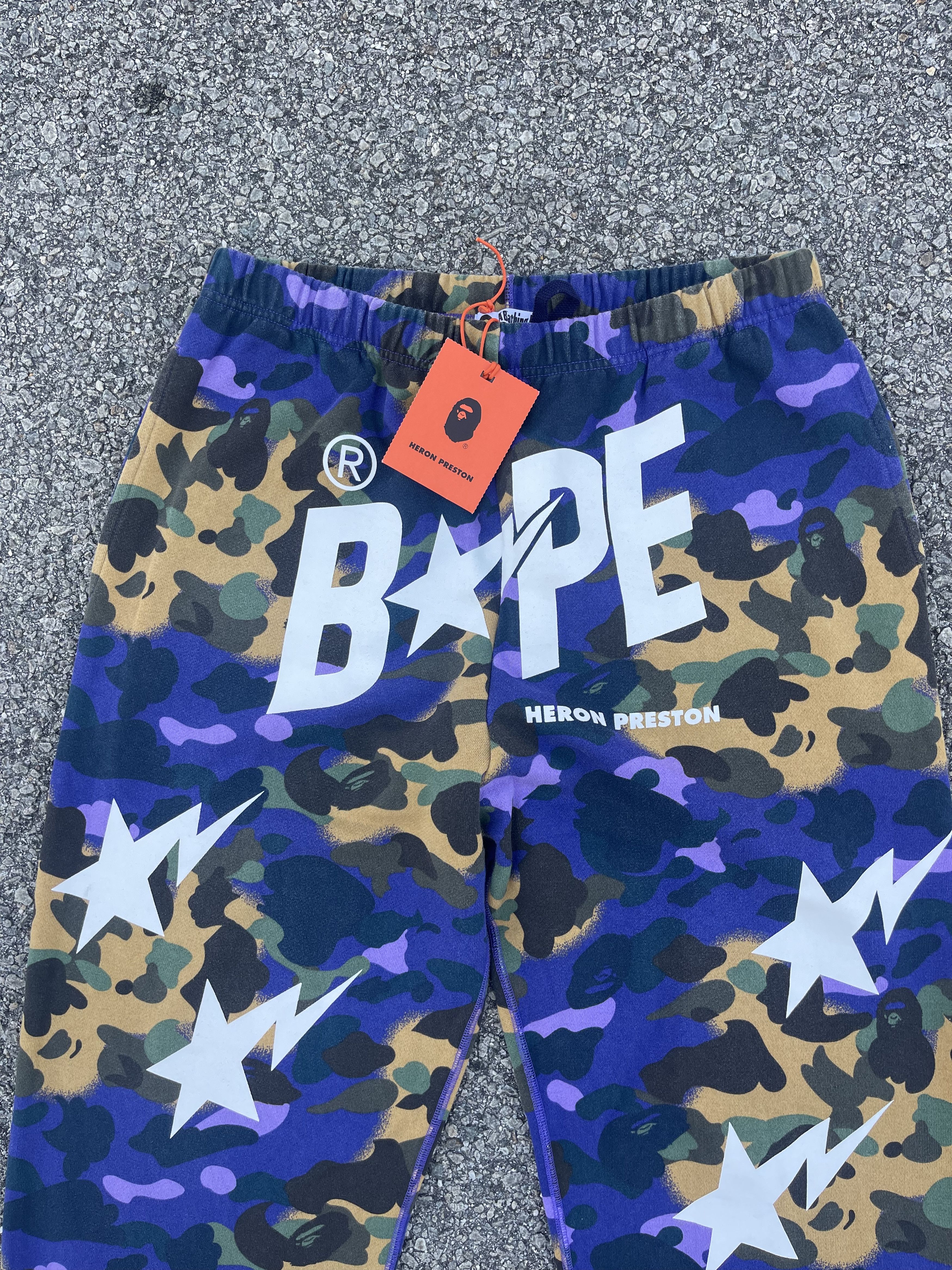 Bape × Heron Preston Bape x Heron Preston Sweat Pants Size US 33 - 4 Thumbnail