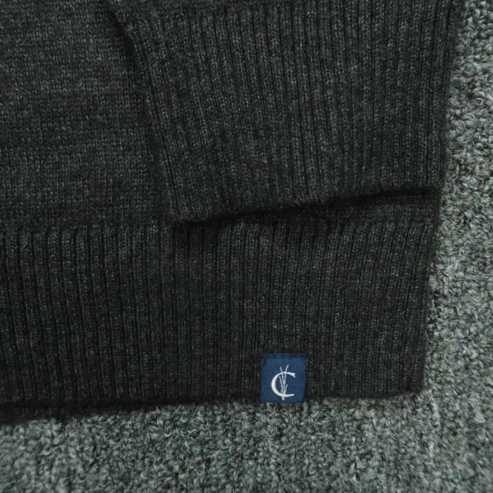 Vintage Criquet Sweater XL Men Gray Pullover Long Sleeve Knit Collared Casual Business Golf Travel Size US XL / EU 56 / 4 - 4 Thumbnail