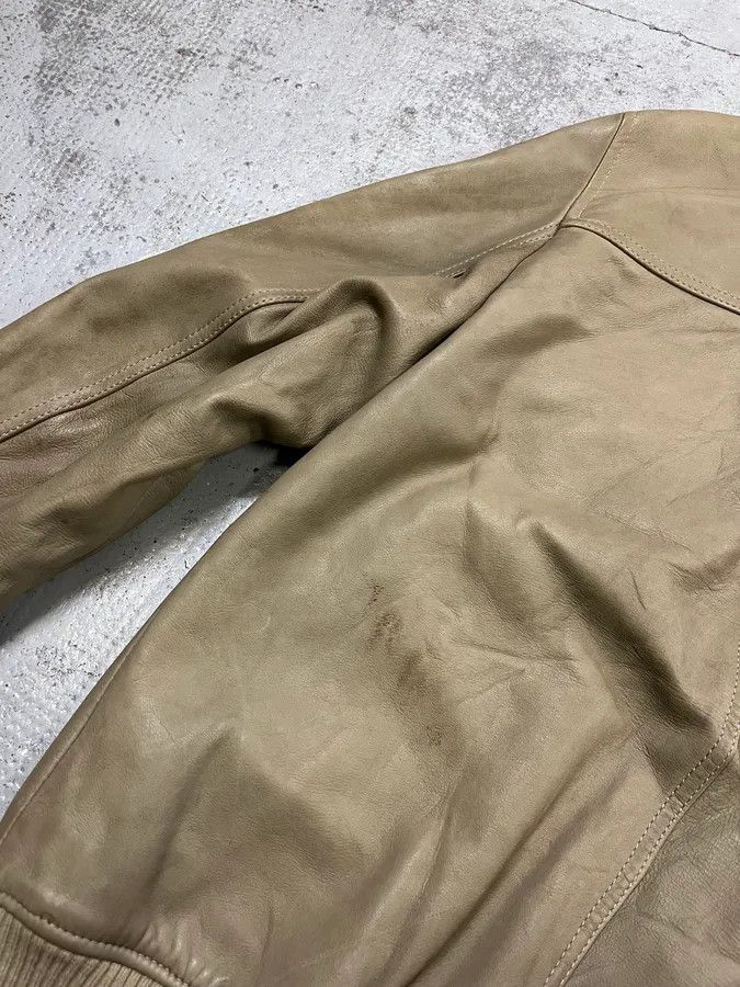 Dolce & Gabbana AW2006 Dolce & Gabbana Multi-Pocket Beige Cargo Leather Jacket Size US M / EU 48-50 / 2 - 9 Thumbnail