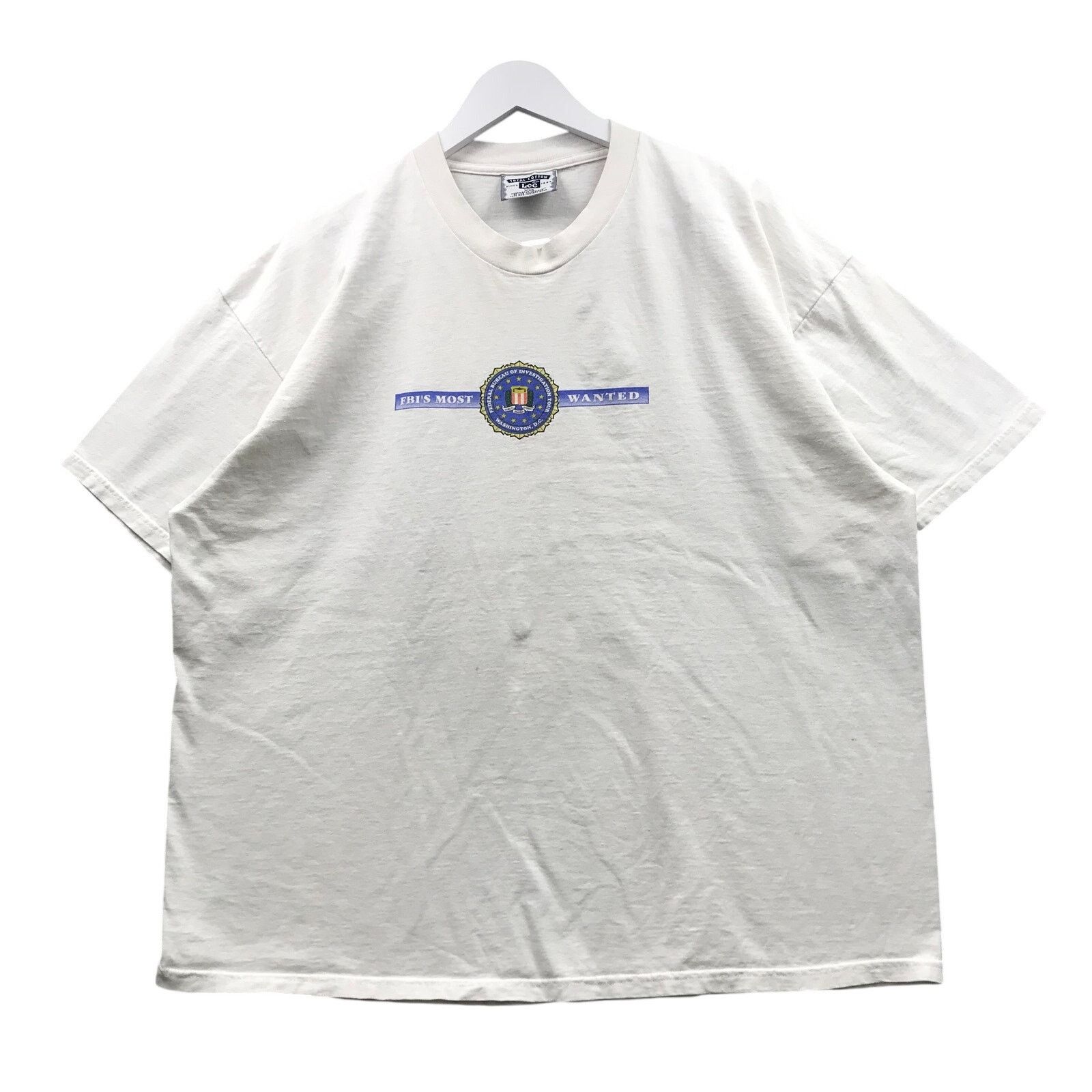 Lee VTG 90s FBI Most Wanted Scarface Capone Mugshot T-Shirt XXL Size US XXL / EU 58 / 5 - 5 Thumbnail