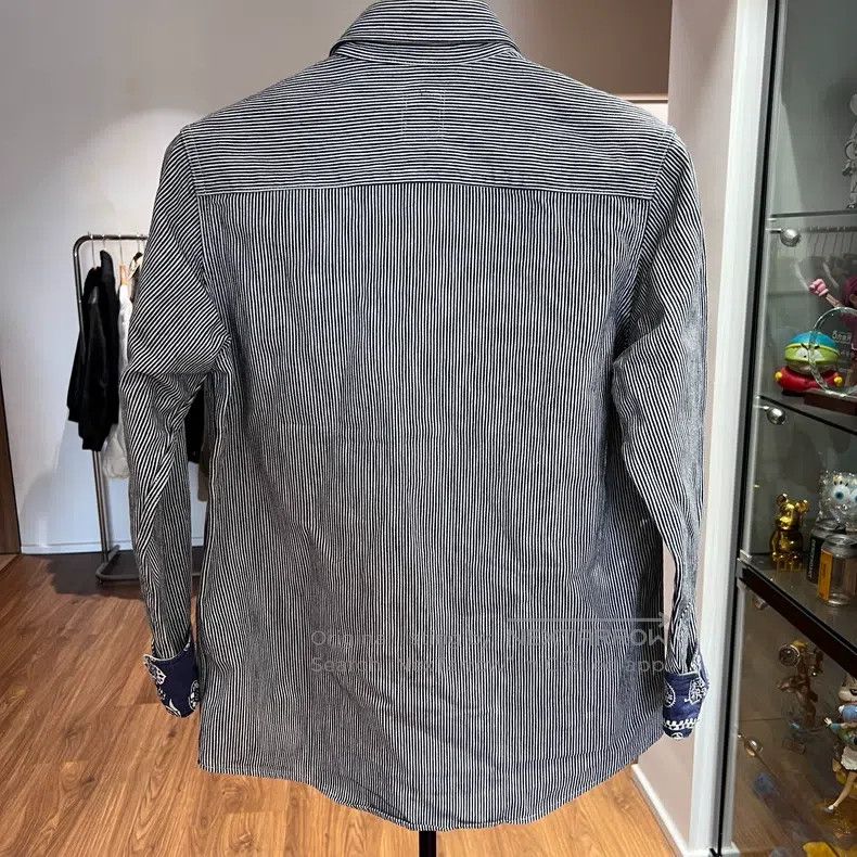 Visvim Visvim 16SS ICT BLACK ELK HICKORY Stripe Shirt Size US S / EU 44-46 / 1 - 2 Thumbnail