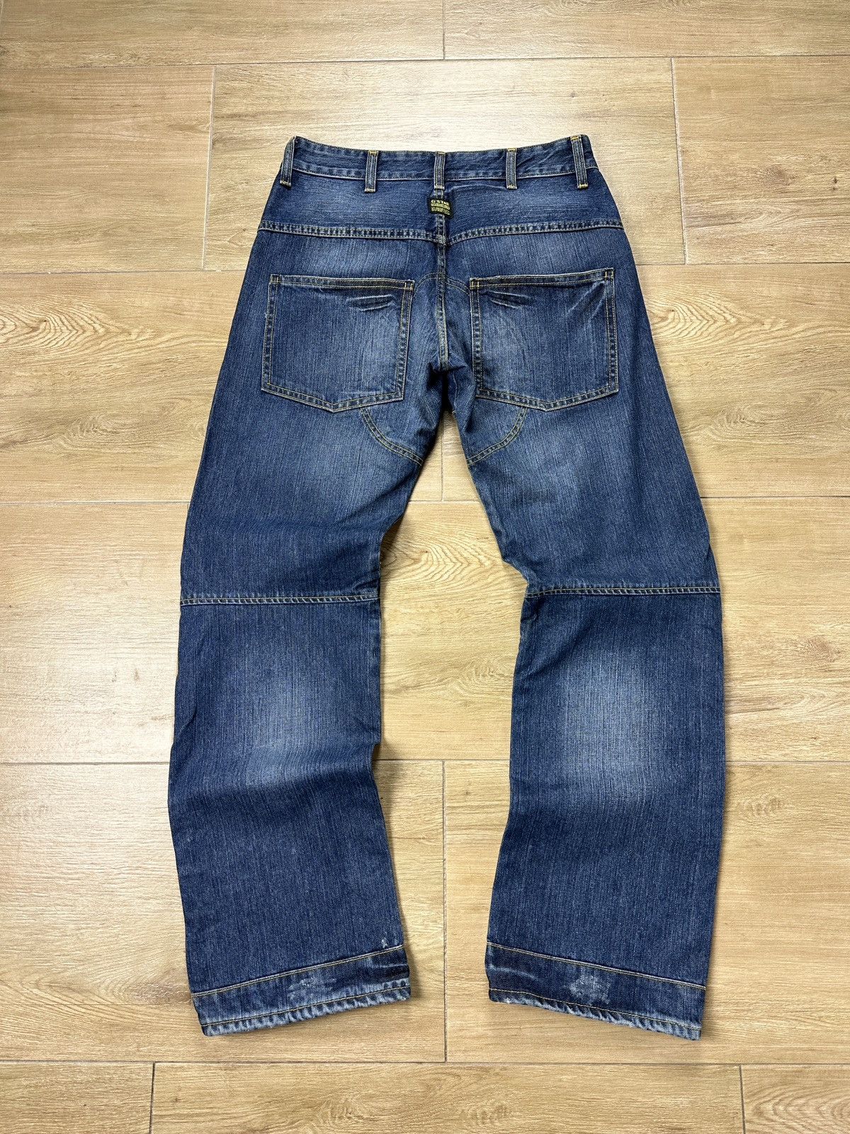 G-Star × Vintage NEW!!! G-Star Raw Ruger Straight Denim Blue Jeans 31x34 Size US 31 - 10 Thumbnail