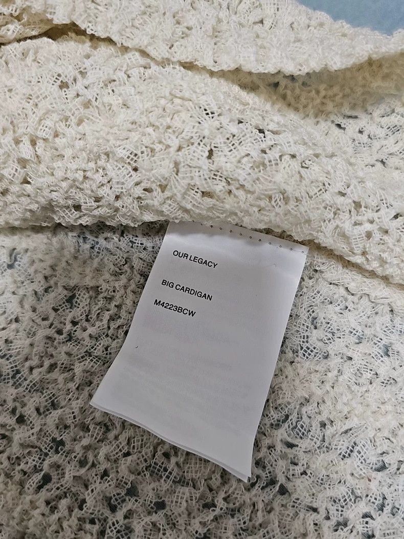 Our Legacy our legacy size 46 Hollow-out knitted cardigan 2502-Nextarr Size US S / EU 44-46 / 1 - 7 Thumbnail