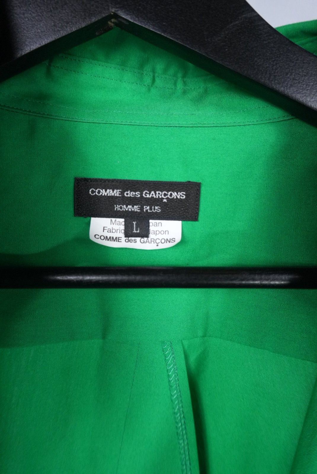 Comme des Garcons COMME des GARÇONS Homme Plus Green Long Shirt Size US L / EU 52-54 / 3 - 5 Thumbnail