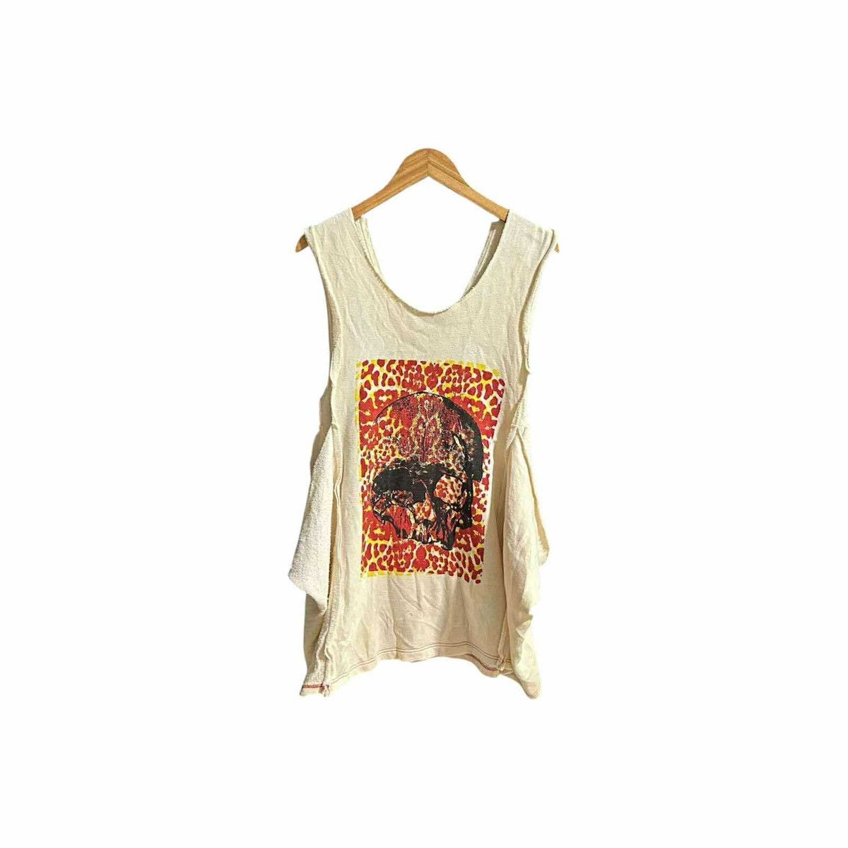 Seditionaries 🔥80s Vintage Boy London Raw Edge Wide Tank Top Size US XL / EU 56 / 4 - 1 Thumbnail