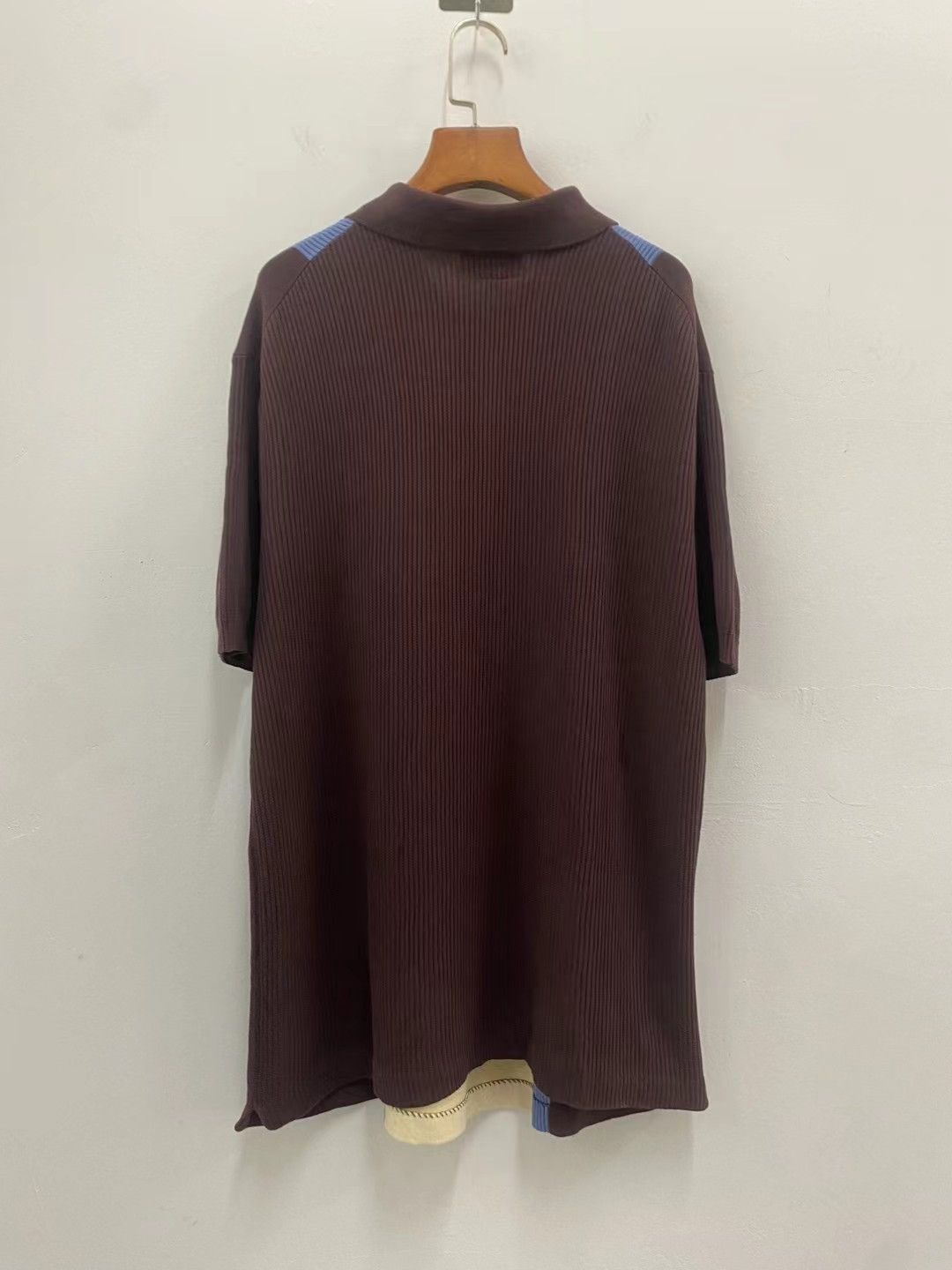 Beams Plus Beams Plus Knit Polo (Stripe) - Brown Size US L / EU 52-54 / 3 - 13 Thumbnail