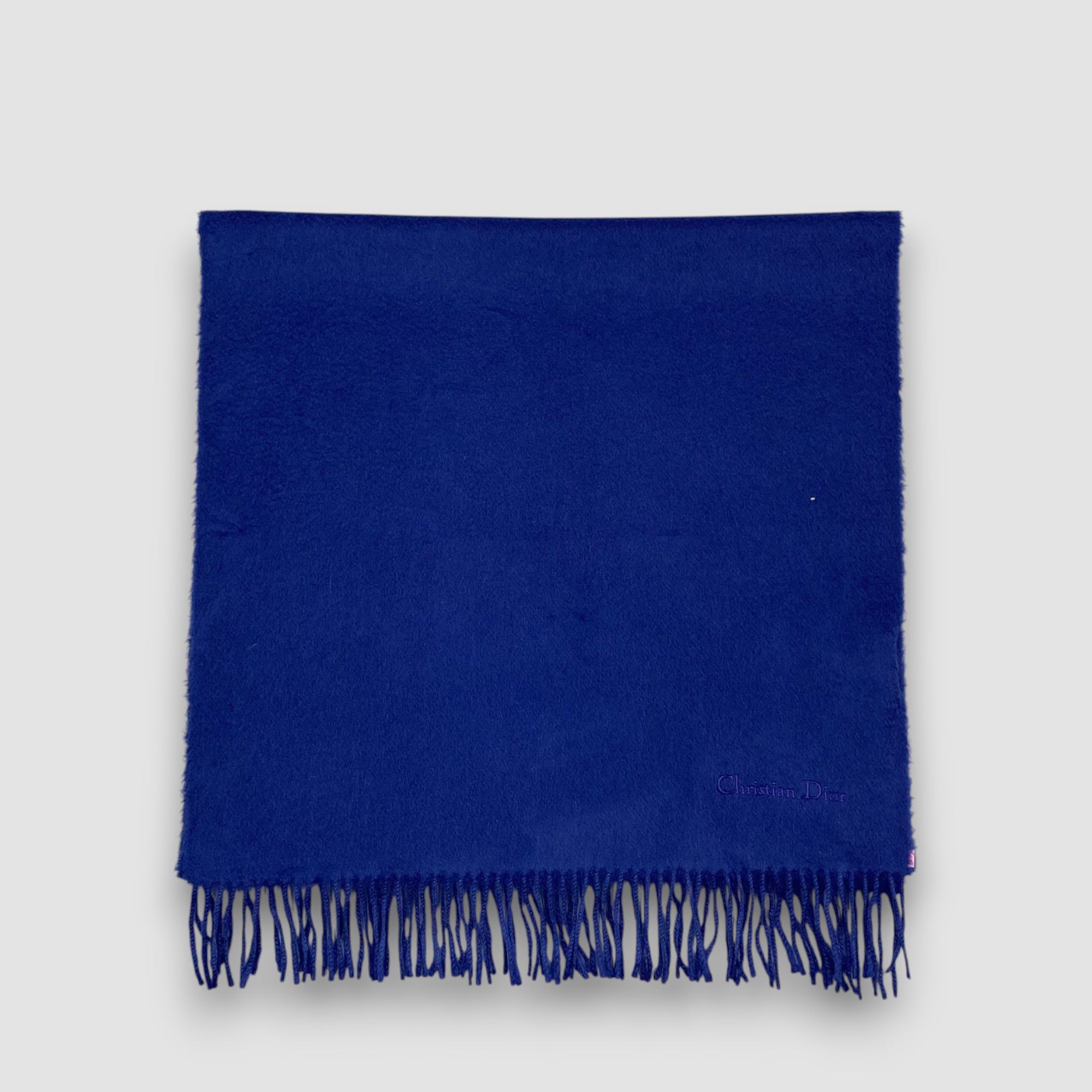 Japanese Brand Vintage Christian Dior Scarf Muffler Wool Shawl Wrap Scarves Size ONE SIZE - 3 Thumbnail