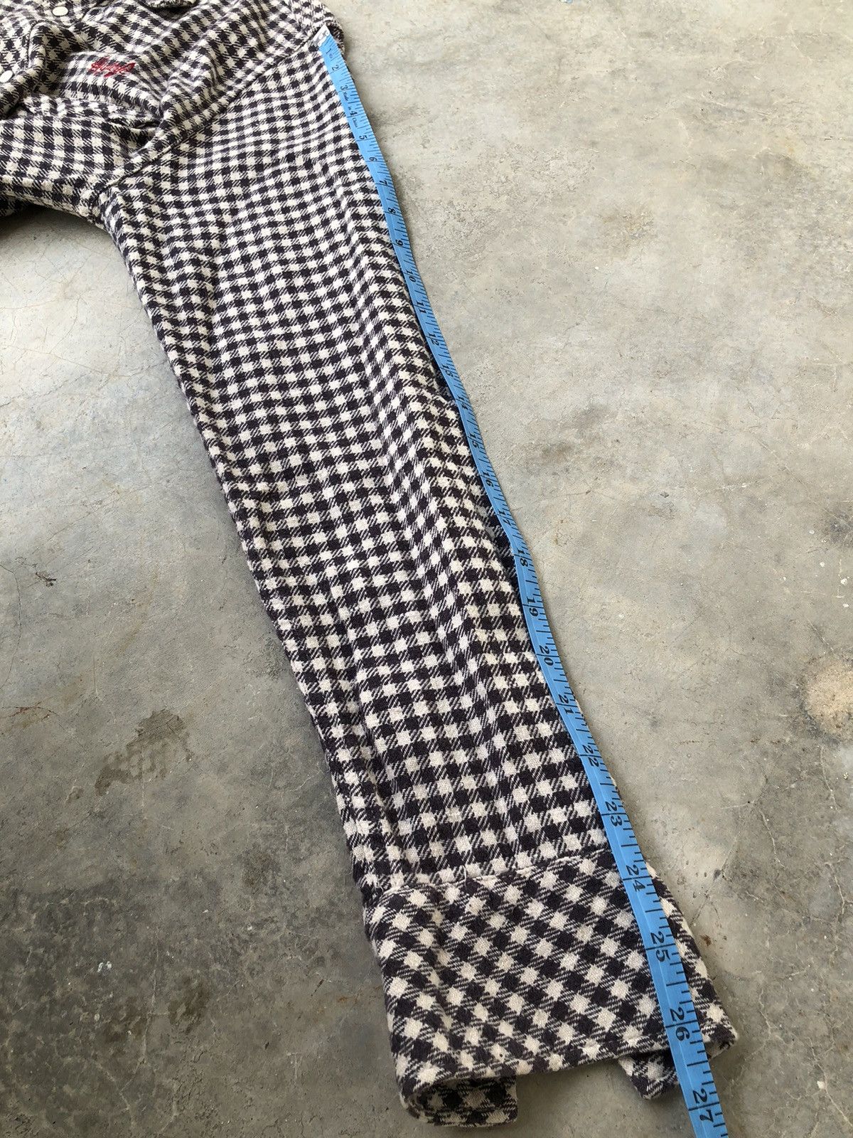 Hysteric Glamour Hysteric Glamour Flannel Black And White Checkered Size US L / EU 52-54 / 3 - 11 Thumbnail