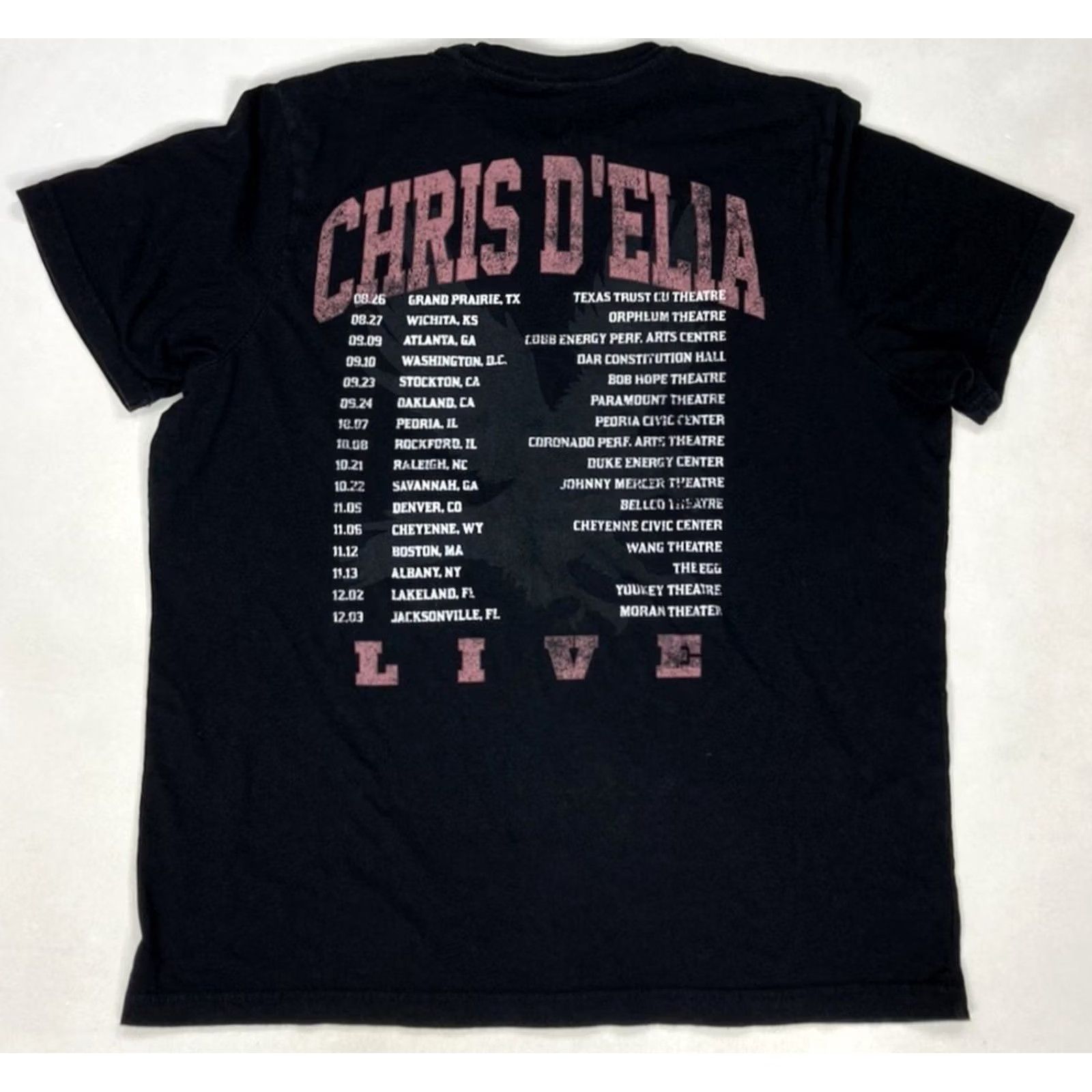 Olive Chris D'elia Don't Push Me Live Graphic T-shirt Men XL Black Comedy Shirt Size US XL / EU 56 / 4 - 3 Thumbnail
