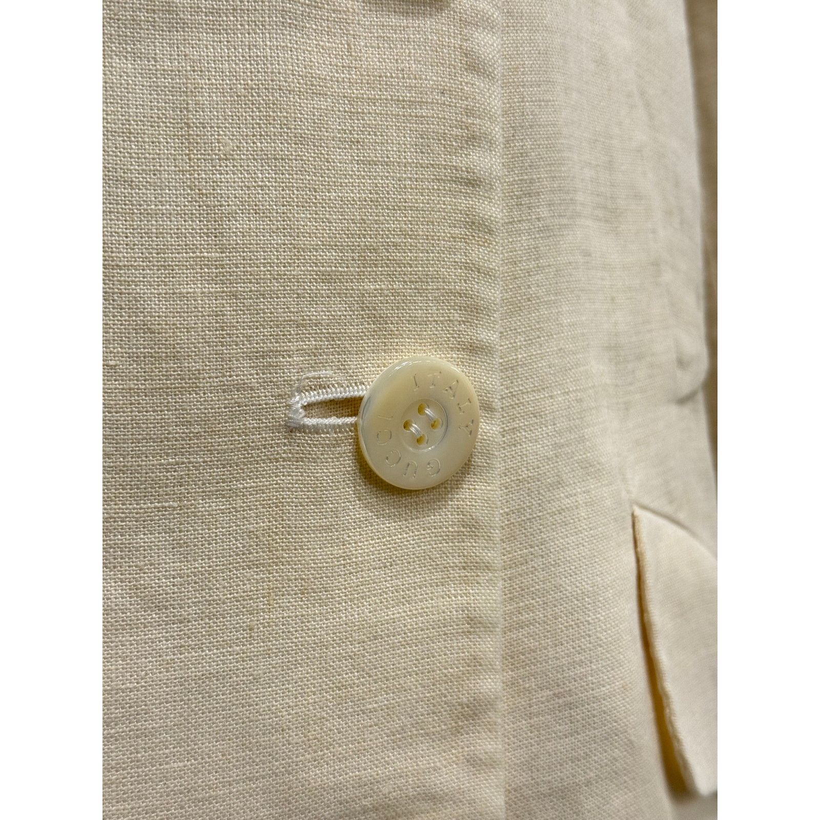 Gucci 1996 Gucci by Tom Ford caban linen coat Size M / US 6-8 / IT 42-44 - 6 Thumbnail