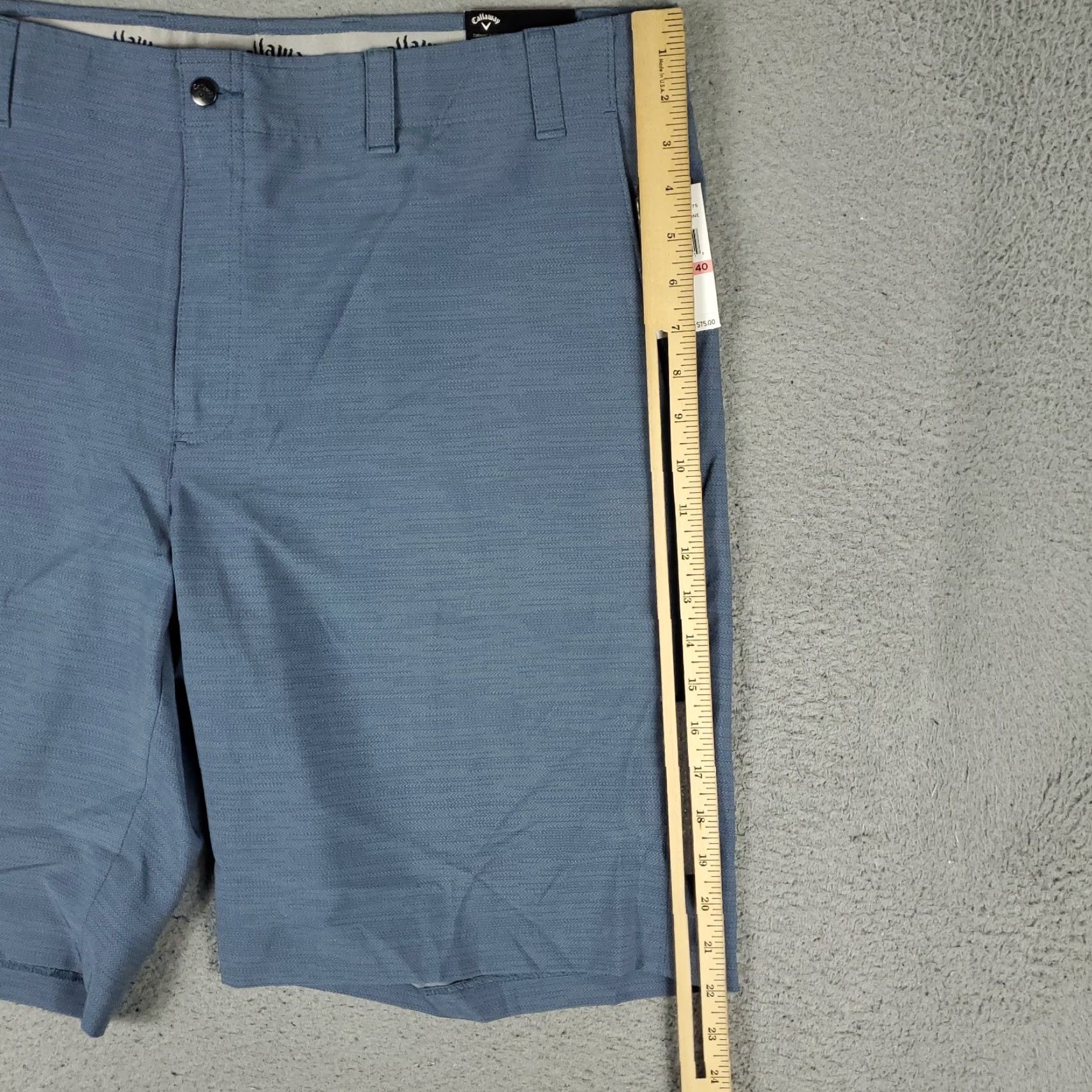Callaway Callaway Shorts Mens Waist Size 40 Blue Chino Flat Front Casual Modern Classic Sports Shorts Size US 40 / EU 56 - 3 Thumbnail