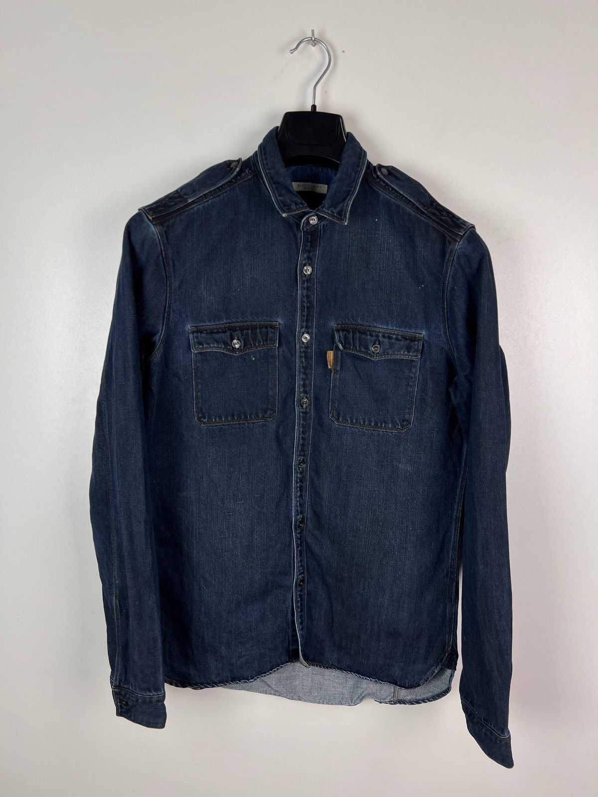 Burberry Burberry Brit luxury denim shirt size M Size US M / EU 48-50 / 2 - 1 Thumbnail