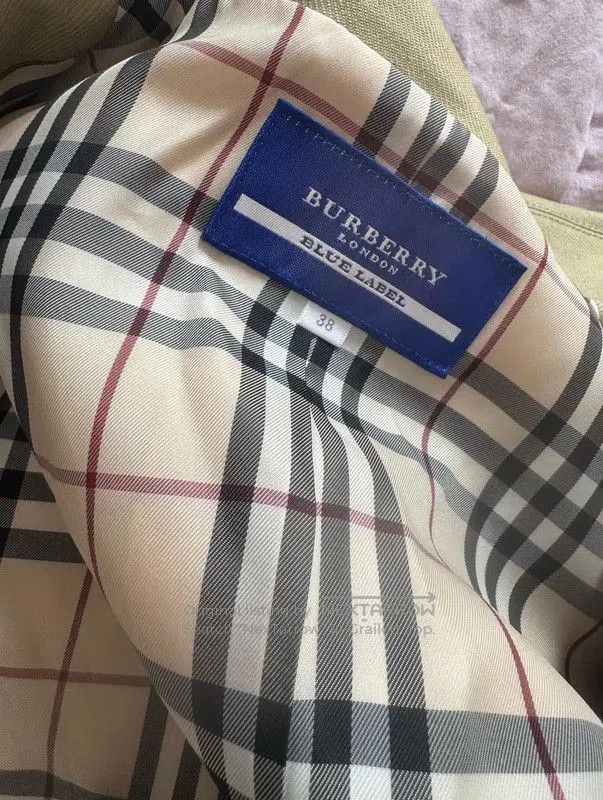 Burberry Burberry Green Cotton Long Coat for Women. Size M / US 6-8 / IT 42-44 - 8 Thumbnail