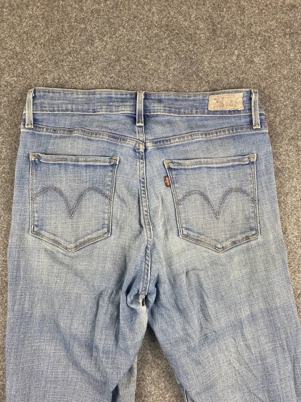 Levi's levis 575 mid rise skinny distressed denim Size 31" - 3 Thumbnail