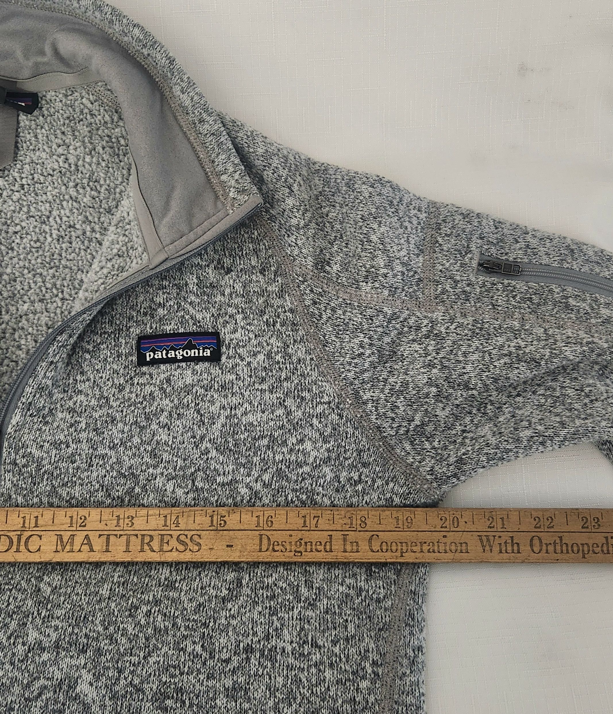 Patagonia Patagonia Women's Better Sweater Gray Heathered 1/4 Quarter Size L / US 10 / IT 46 - 6 Thumbnail