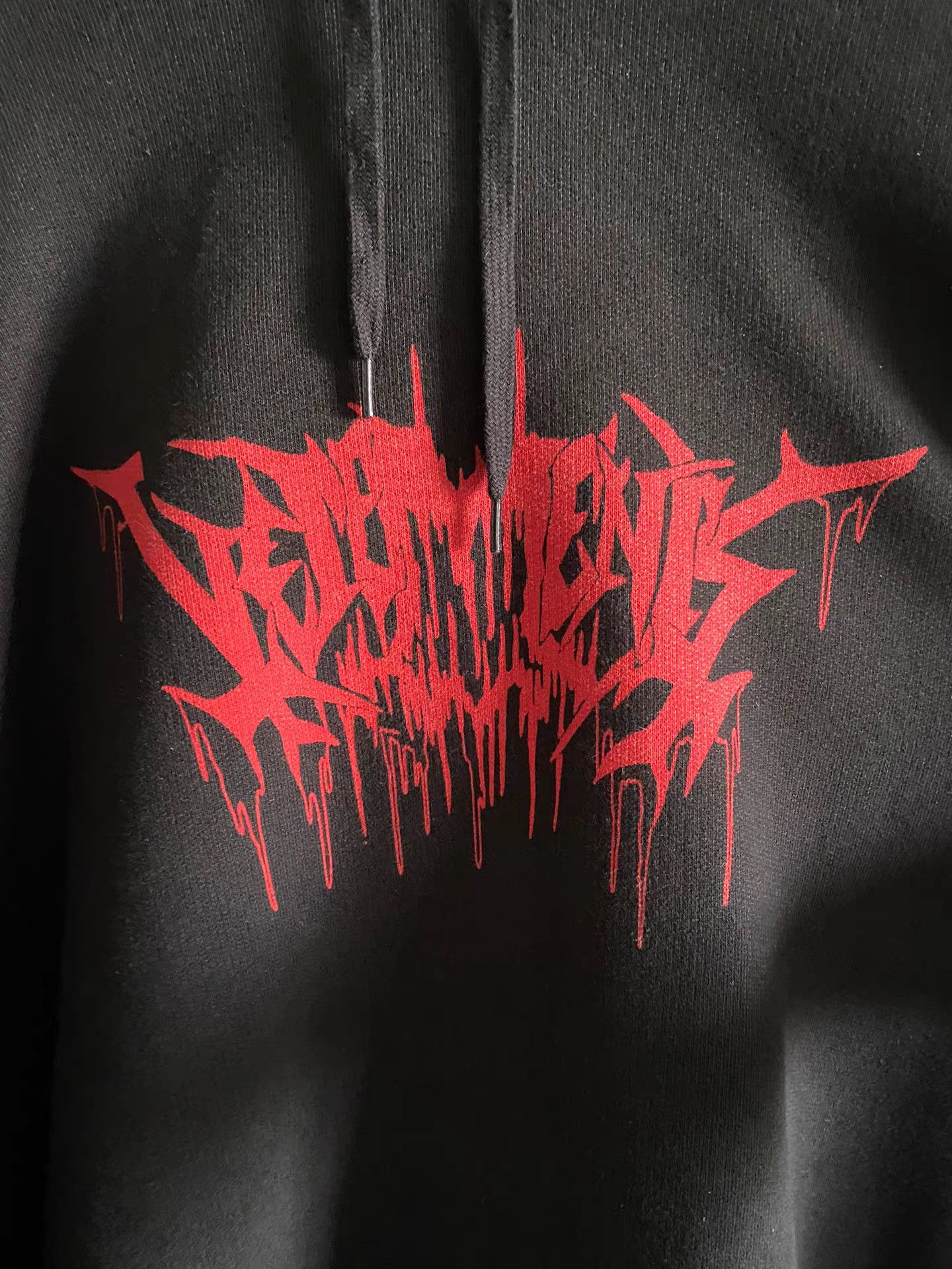 Vetements Vetements 18SS Blood Drop Sanskrit heavyweight hoodie Size US M / EU 48-50 / 2 - 4 Thumbnail
