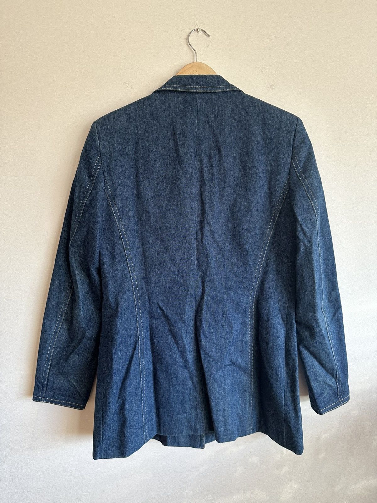 Designer × Escada × Vintage Escada Denim blazer luxury Designer vintage Size S / US 4 / IT 40 - 4 Thumbnail