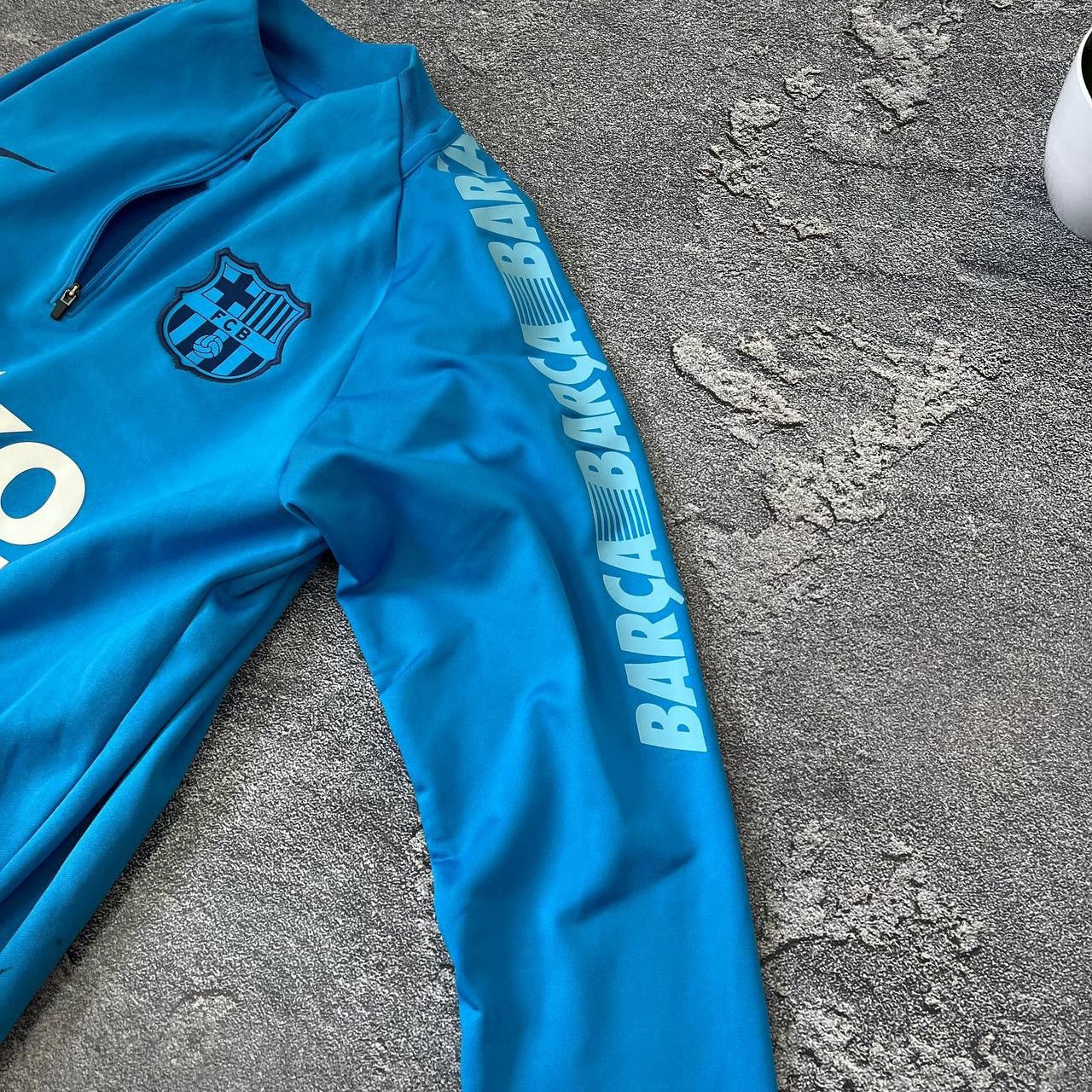 Nike × Vintage Vintage Football Nike Barcelona Track Jacket Size S Size US S / EU 44-46 / 1 - 4 Thumbnail