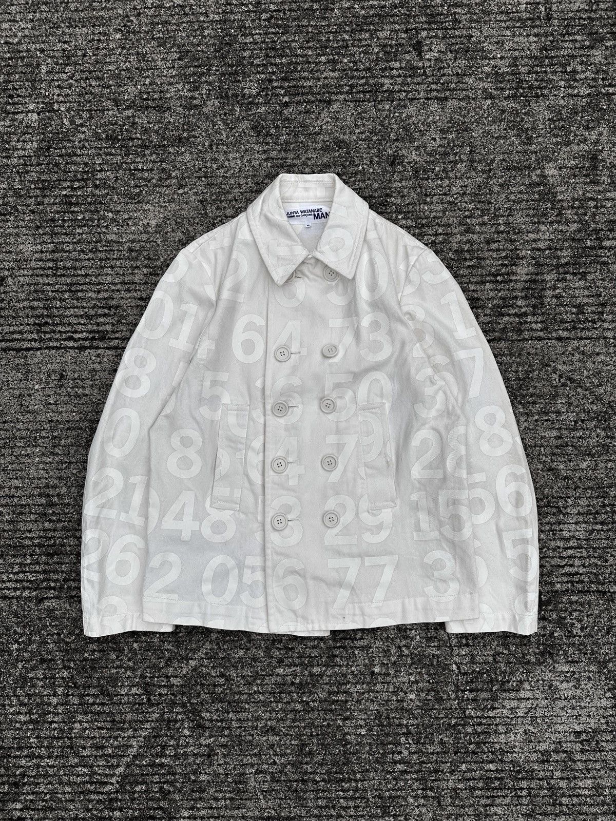 Comme des Garcons × Junya Watanabe Junya Watanabe AD2002 Numbers Allover Printed Jacket Size US M / EU 48-50 / 2 - 1 Thumbnail
