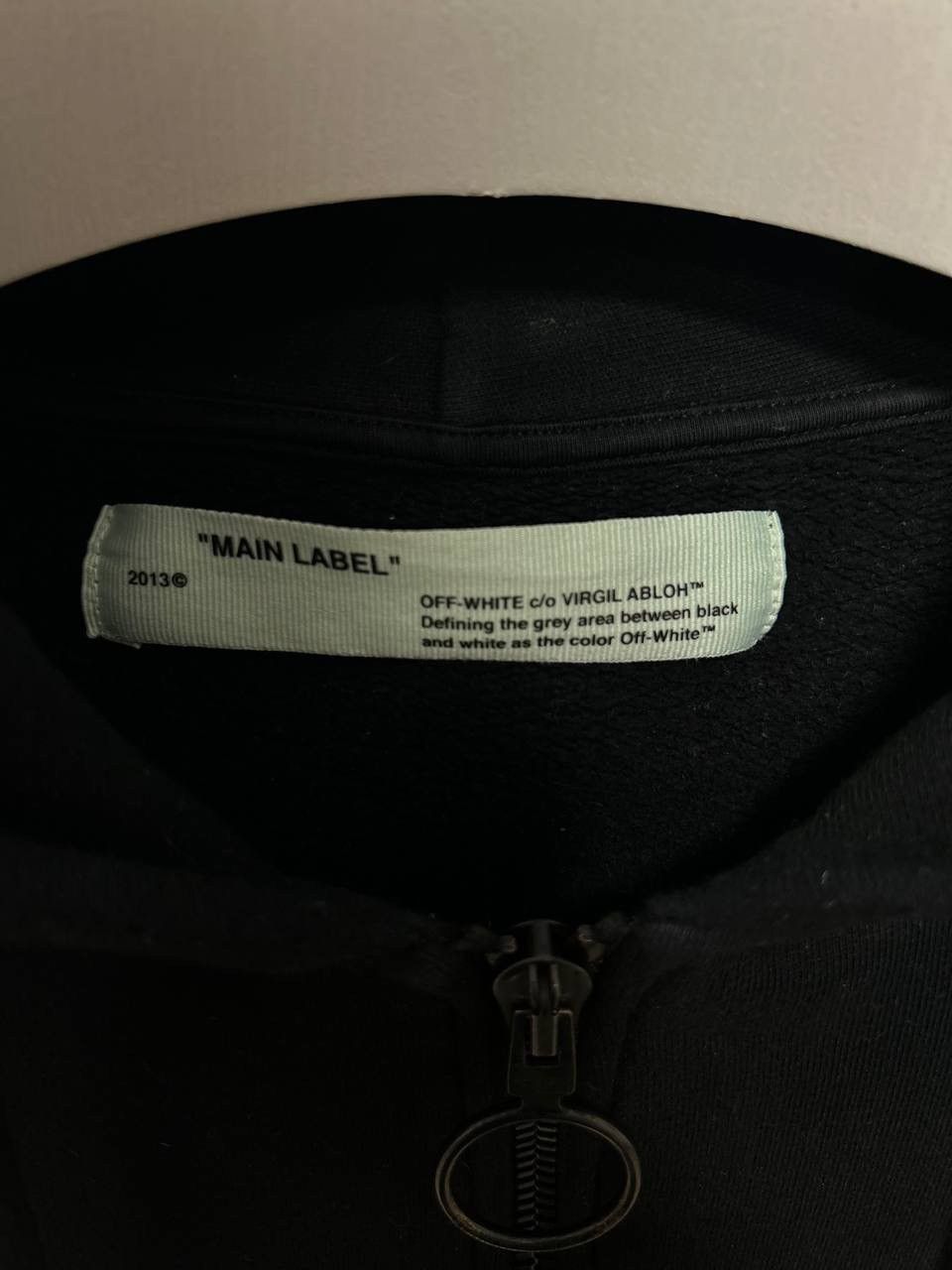Off-White Off-White Temperature Zip Hoodie Black Size US XL / EU 56 / 4 - 8 Thumbnail