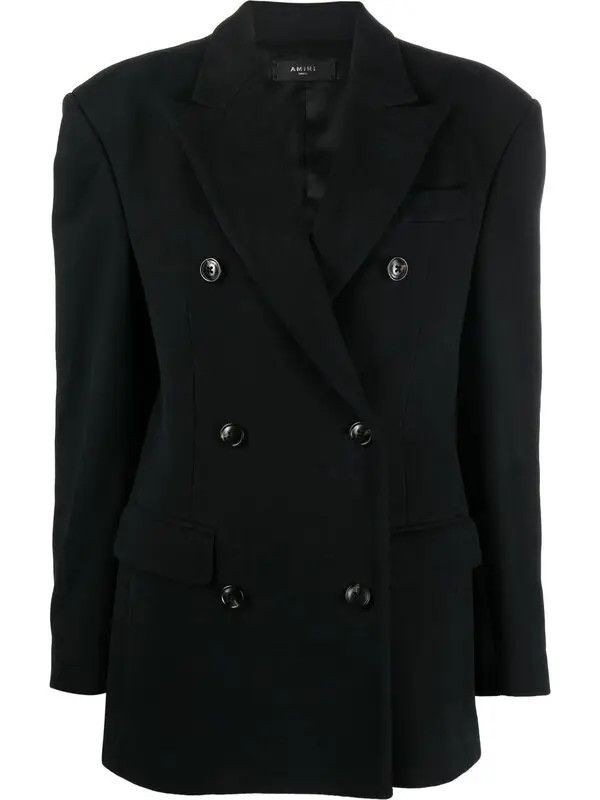 Amiri o1y0425 Blazer in Black Size S / US 4 / IT 40 - 1 Thumbnail