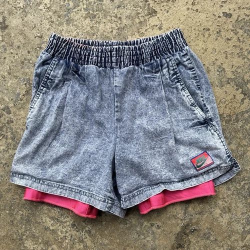 Nike Vintage Nike Andre Agassi Challenge Court Shorts 90s Denim Size US 30 / EU 46 - 1 Thumbnail