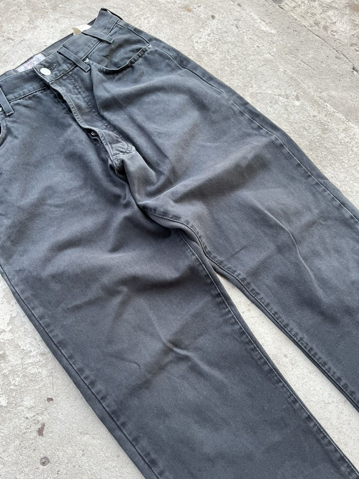 Armani 90s Giorgio Armani Vintage Big Logo Washed Jeans Denim Y2K Size US 30 / EU 46 - 10 Thumbnail