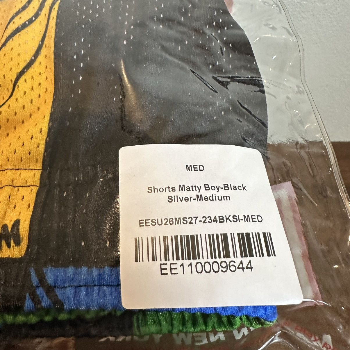 Eric Emanuel Eric Emanuel X Matty Boy shorts black silver size M Size US 30 / EU 46 - 8 Thumbnail