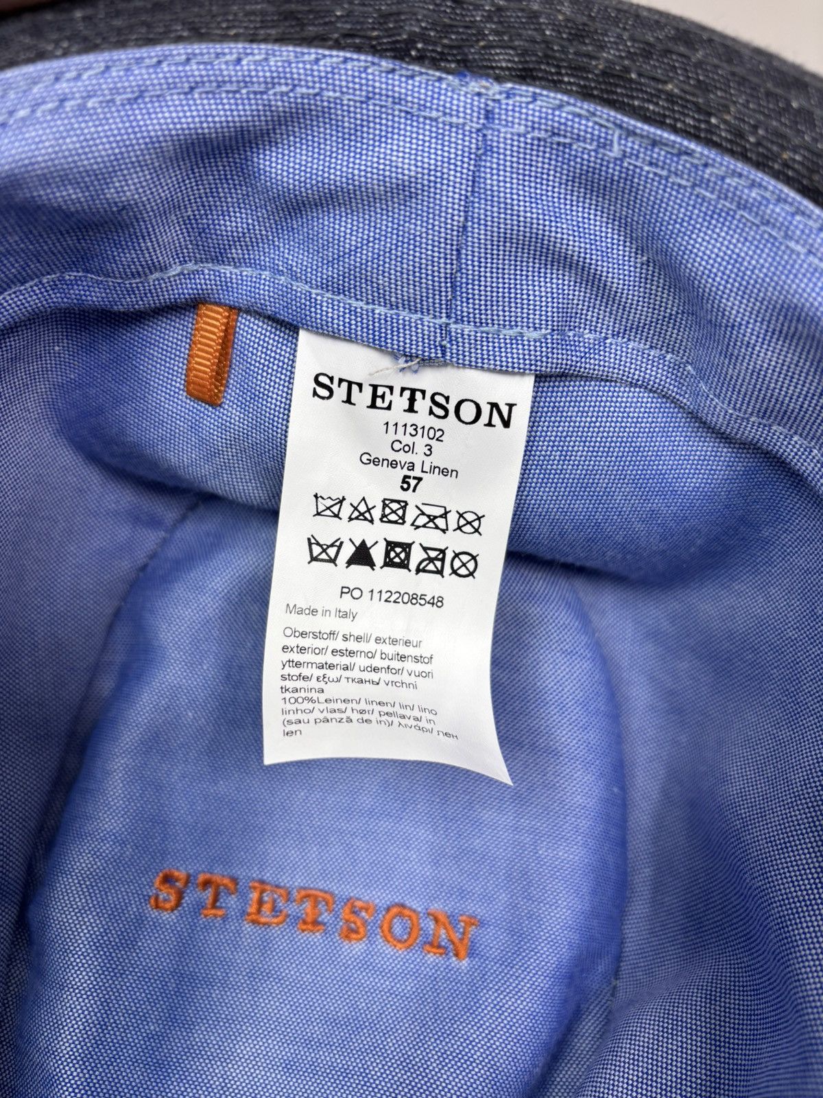 Stetson Mens hat Stetson Color Blue Size ONE SIZE - 9 Thumbnail
