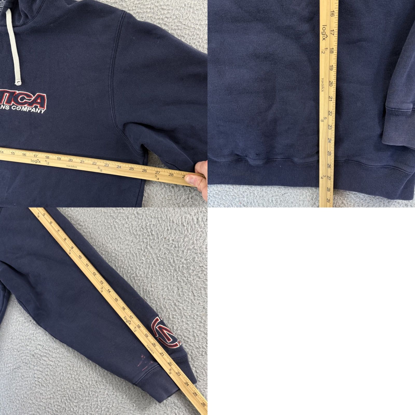 Nautica VINTAGE Nautica Hoodie Mens XL Blue 90s Pullover Zip Pocket Embroidered Logo Size US XL / EU 56 / 4 - 8 Thumbnail