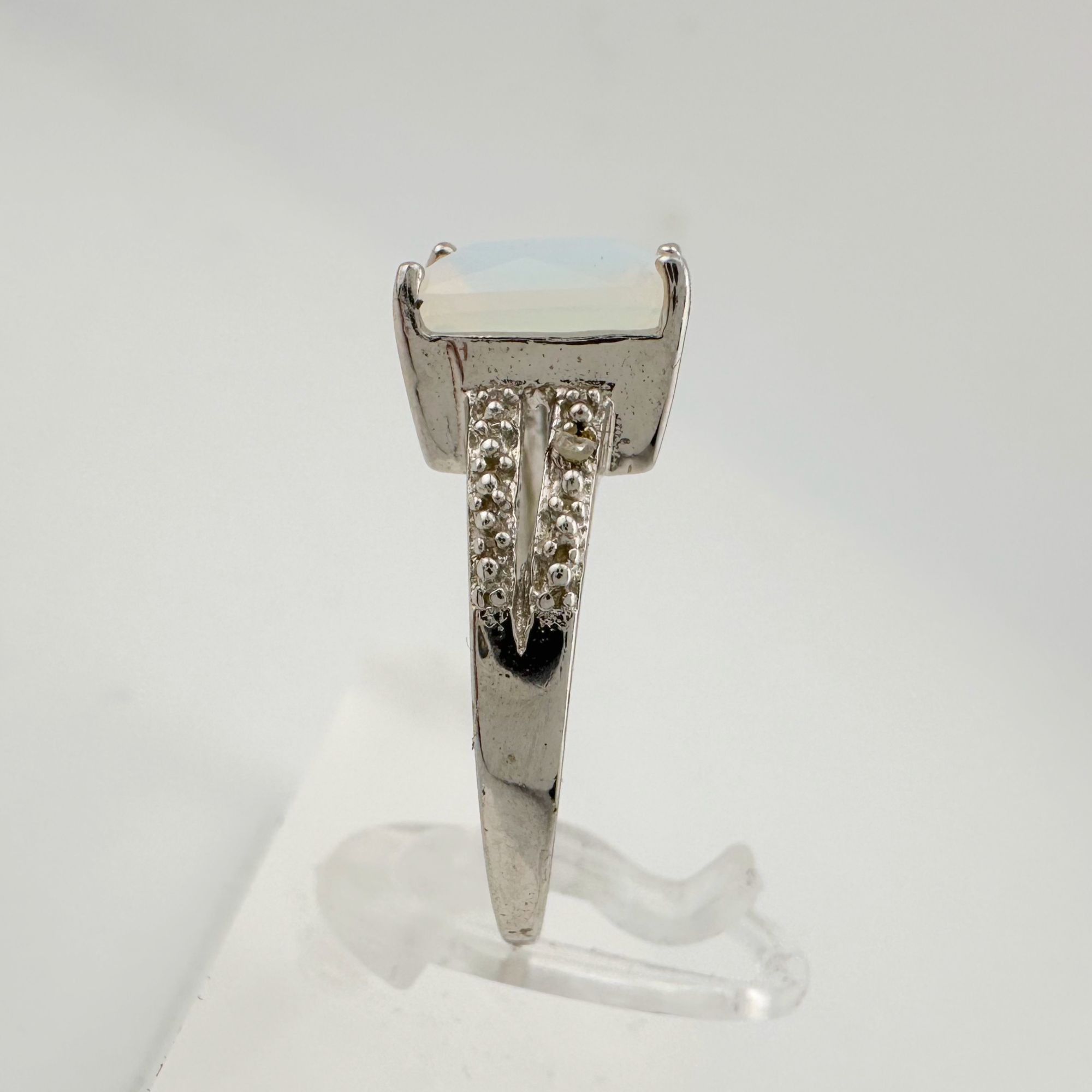 Other Beautiful Natural Opal Ring with Small Diamond Accent - Size Size ONE SIZE - 9 Thumbnail