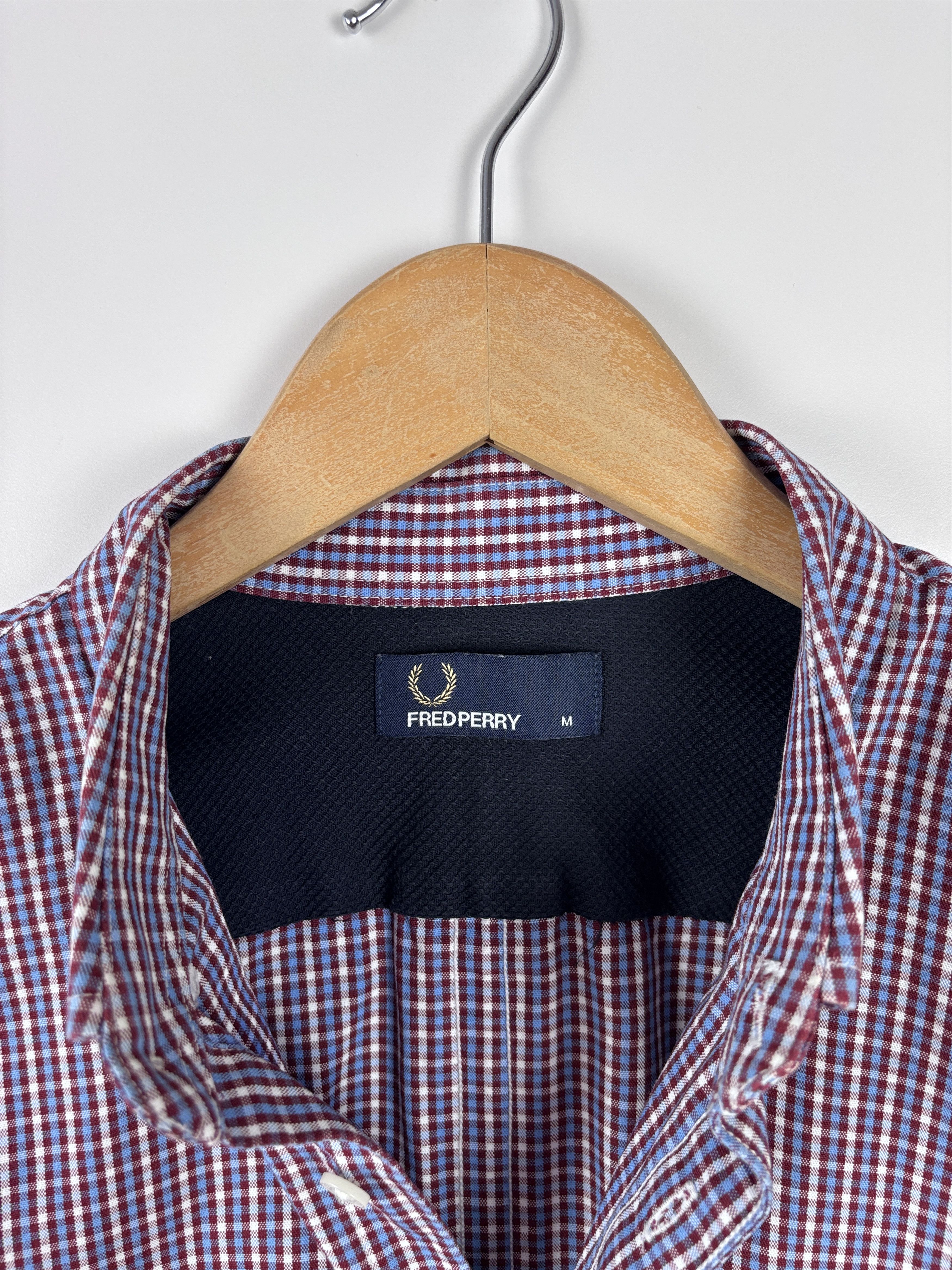 Fred Perry Fred Perry Gingham Check Long Sleeve Button Down Shirt M Size US M / EU 48-50 / 2 - 7 Thumbnail