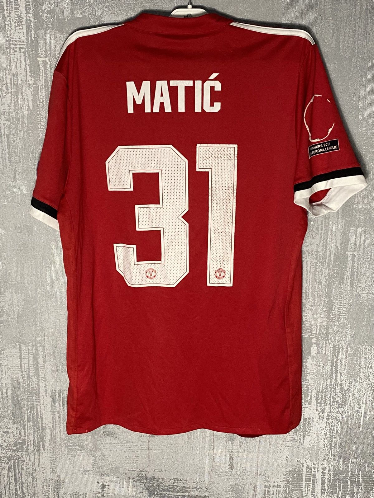 Adidas Vintage Manchester United Adidas Soccer Jersey Cup 2017 Size US M / EU 48-50 / 2 - 2 Thumbnail